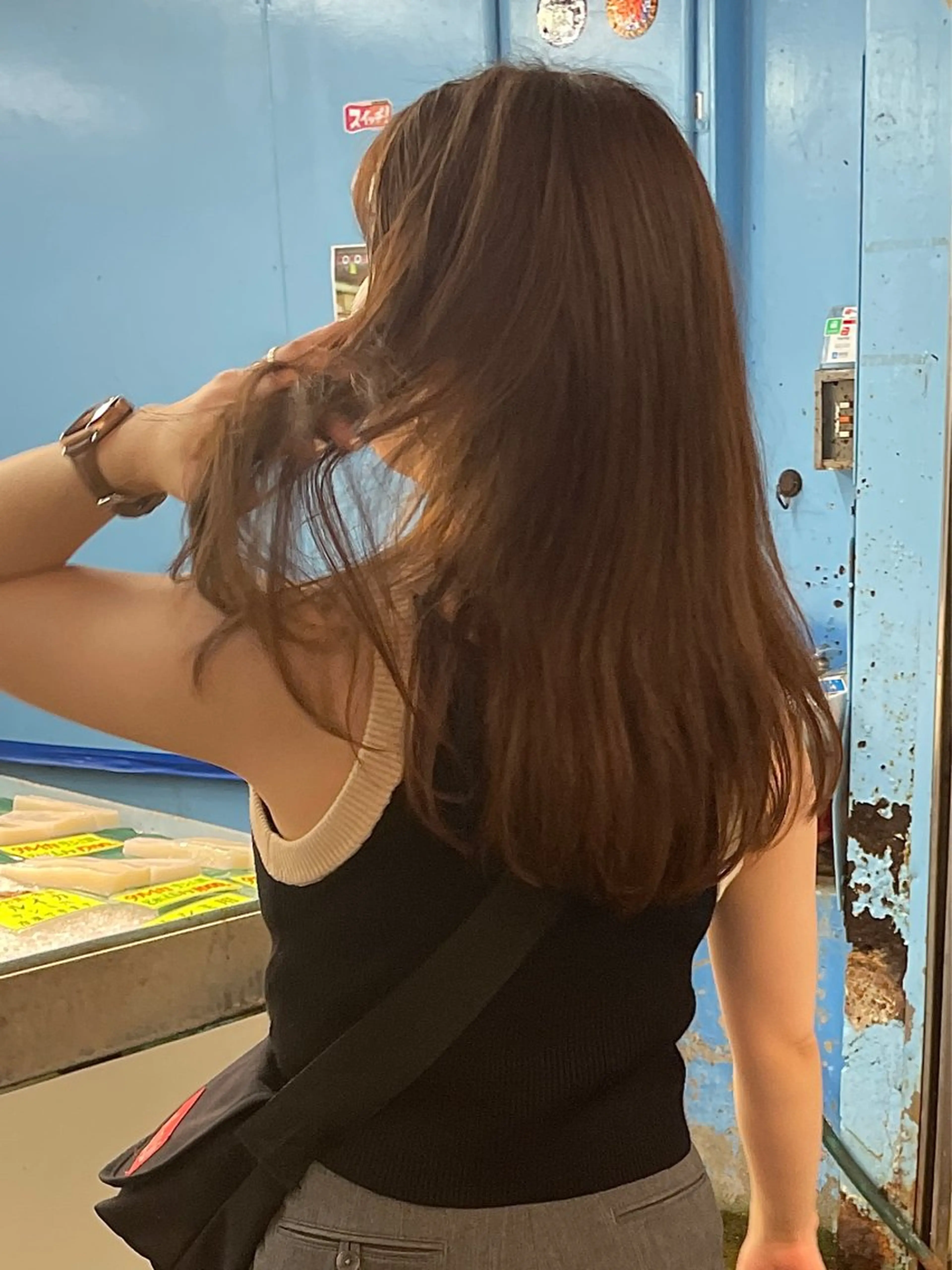 セミロング カラー ベージュカラー ショコラグレージュ 透明感カラー グレージュ ヘアカラー トリートメント ヘアセット大募集 ˗ˋˏairiˎˊ˗のヘアスタイル