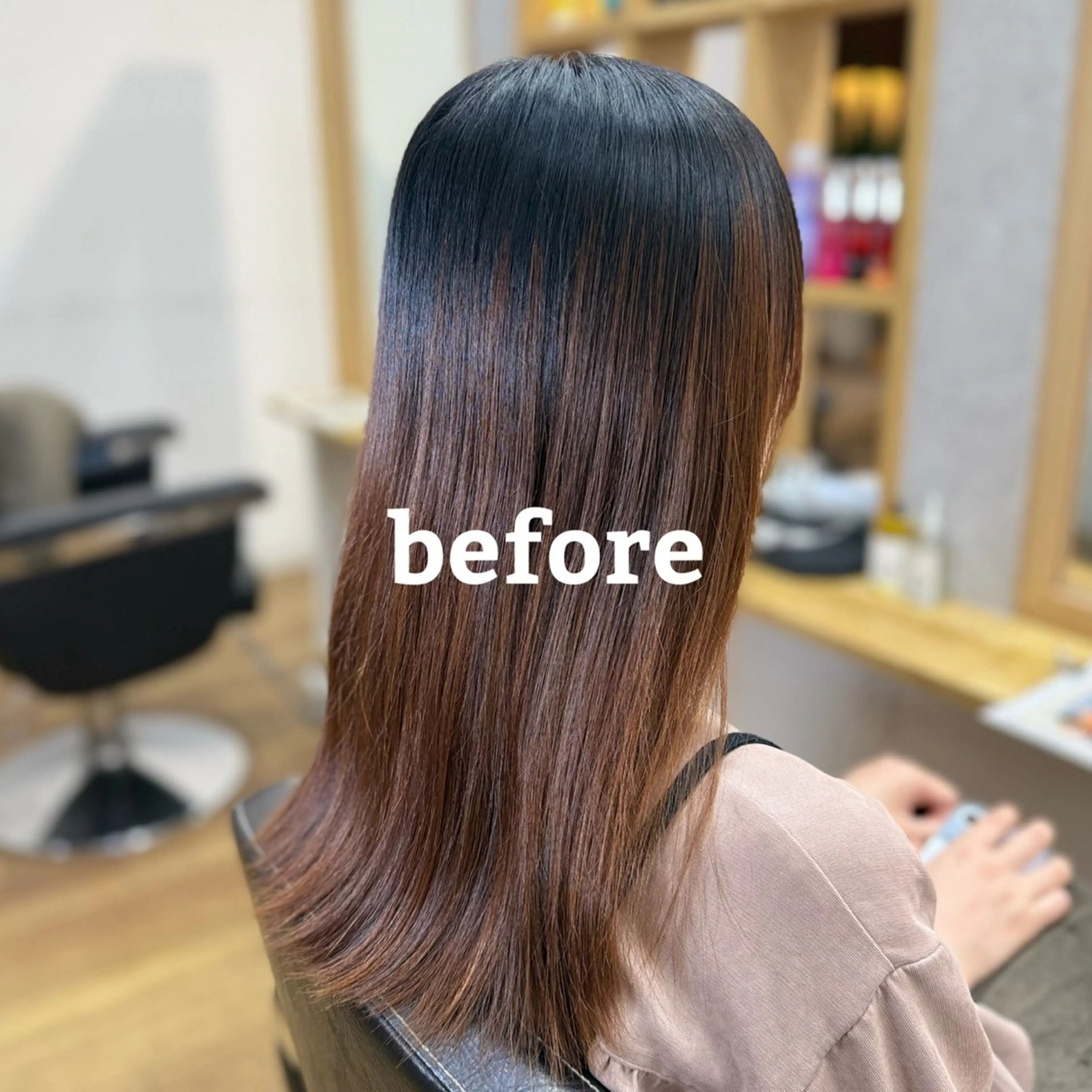 セミロング カラー 〔髪質改善特化型〕 小林優大のヘアスタイル