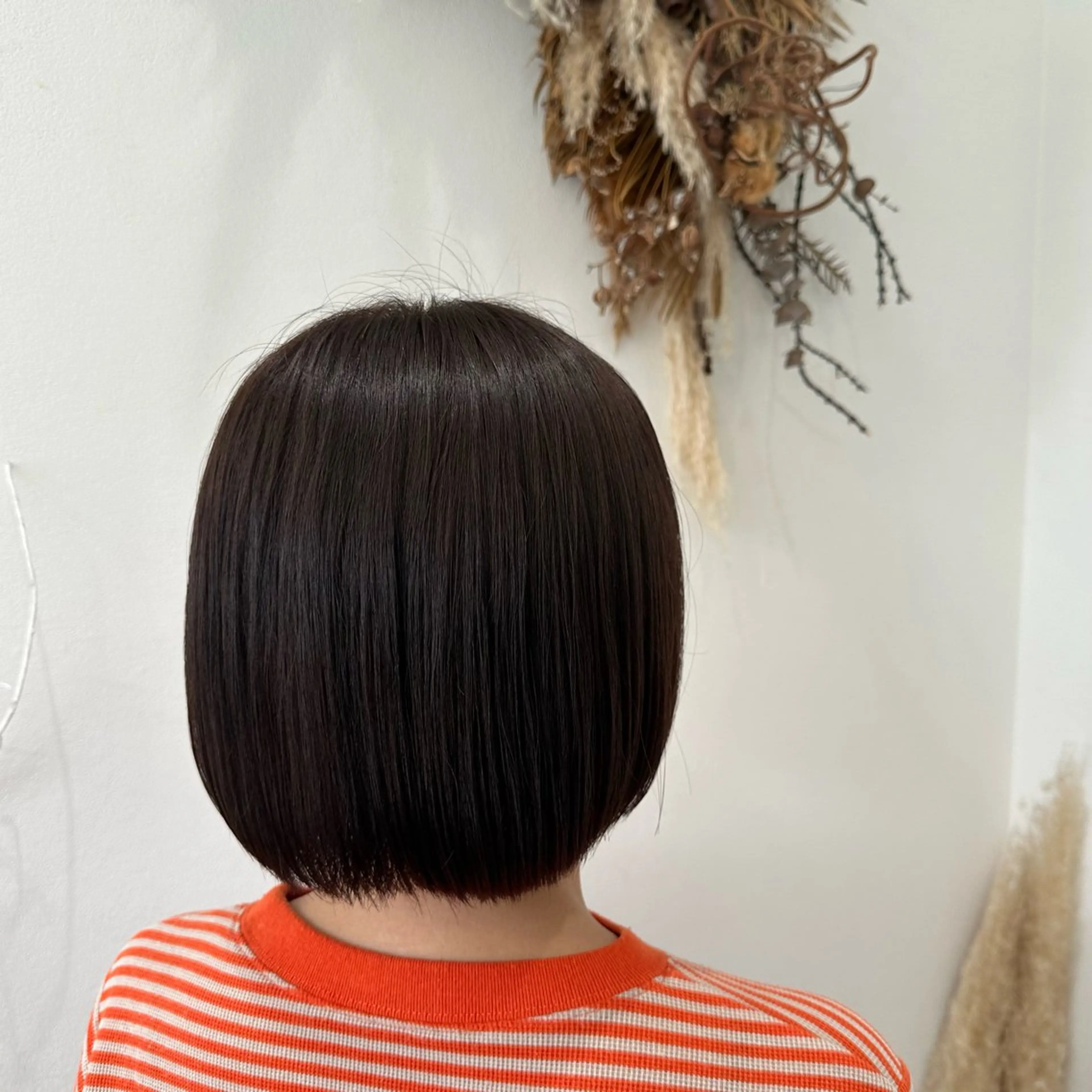 カラー 黒髪 ブラウンカラー MIRUKA/ 暖色カラー/ベージュのヘアスタイル