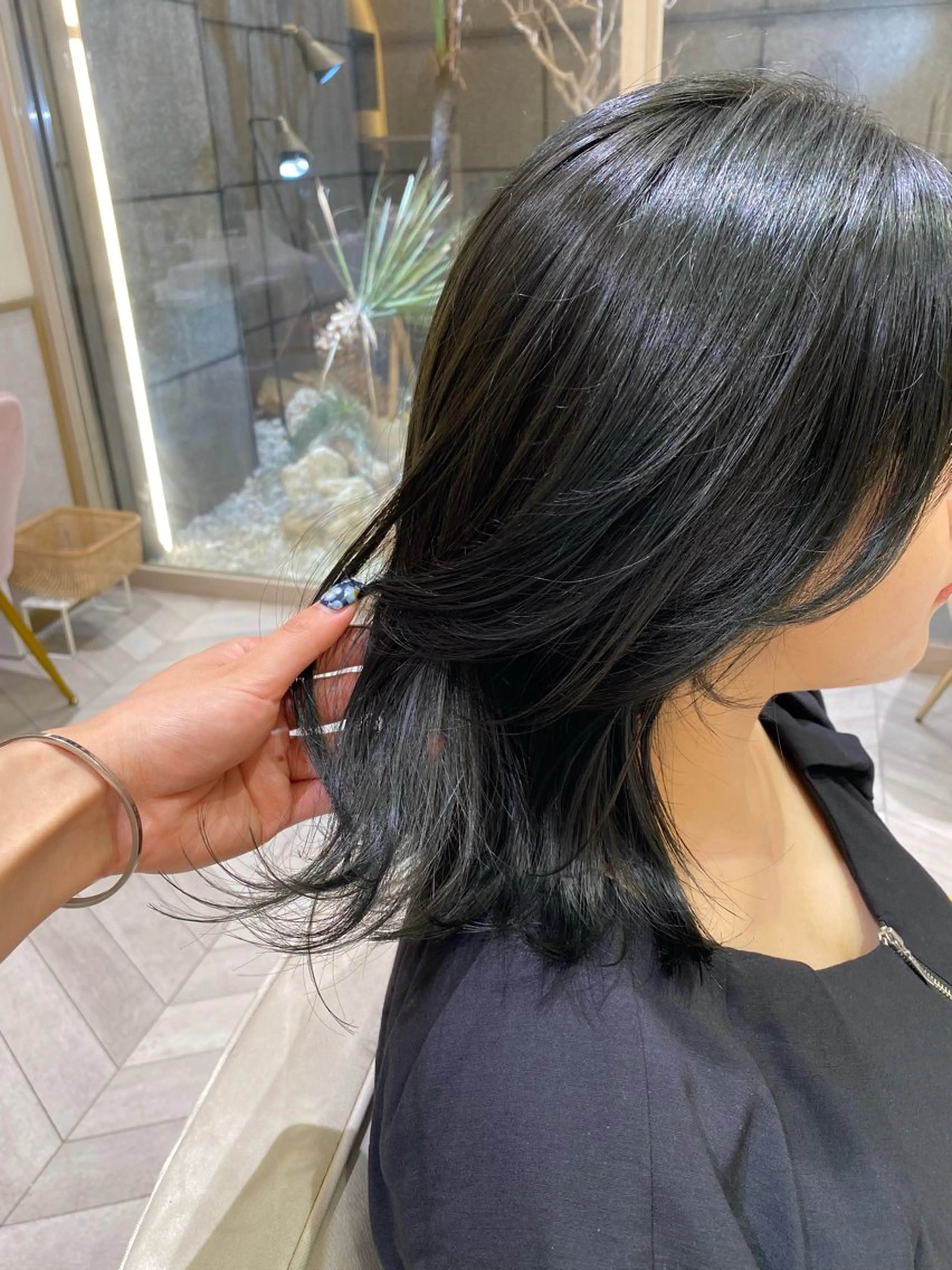 ミディアム カット ヘアカラー トリートメント hina☺︎ 髪質改善/ストレートのヘアスタイル