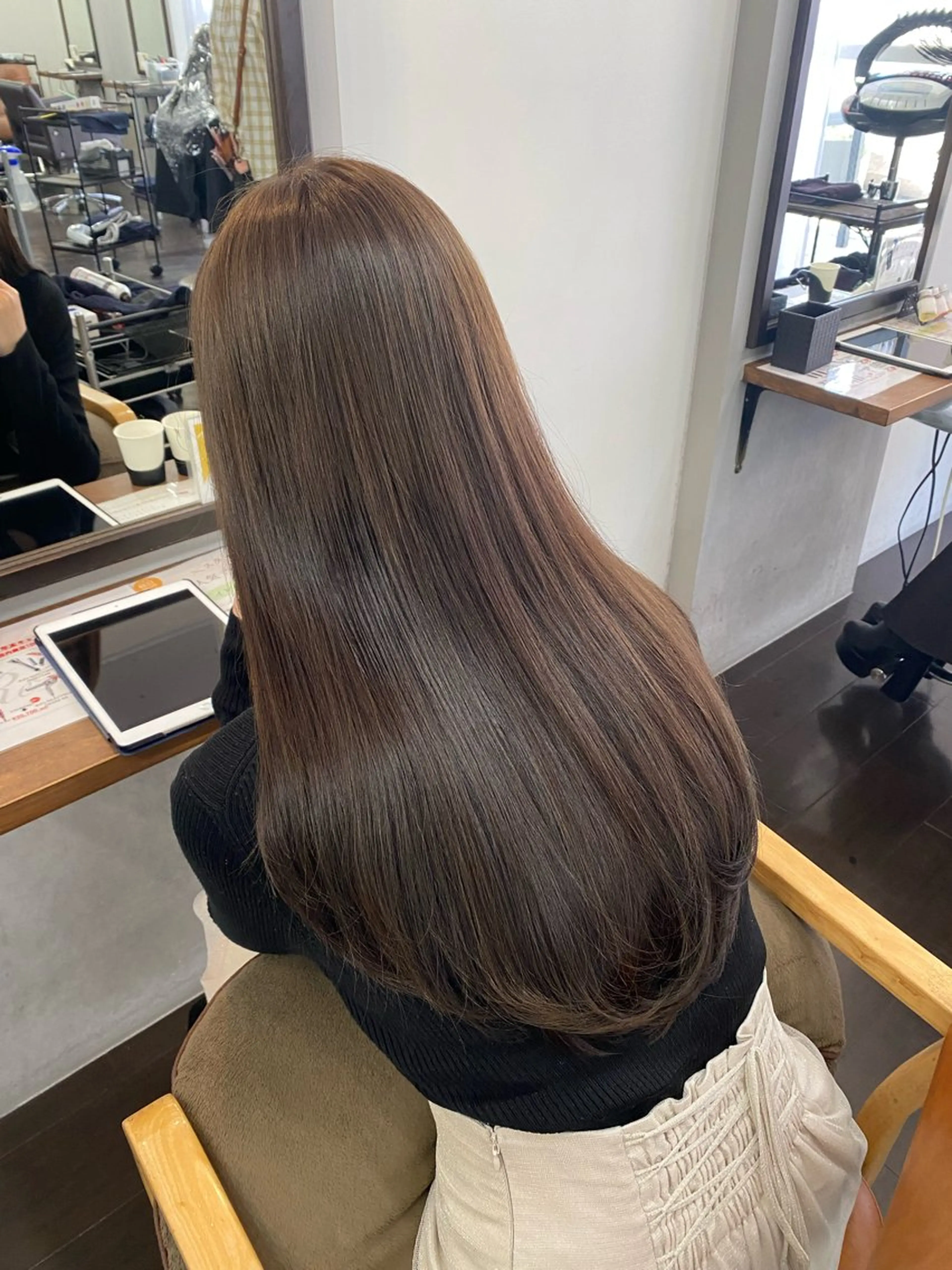 ロング カラー ヘアアレンジ 🍒ᩚ名駅/艶髪 縮毛矯正/あゆ🍒ᩚのヘアスタイル