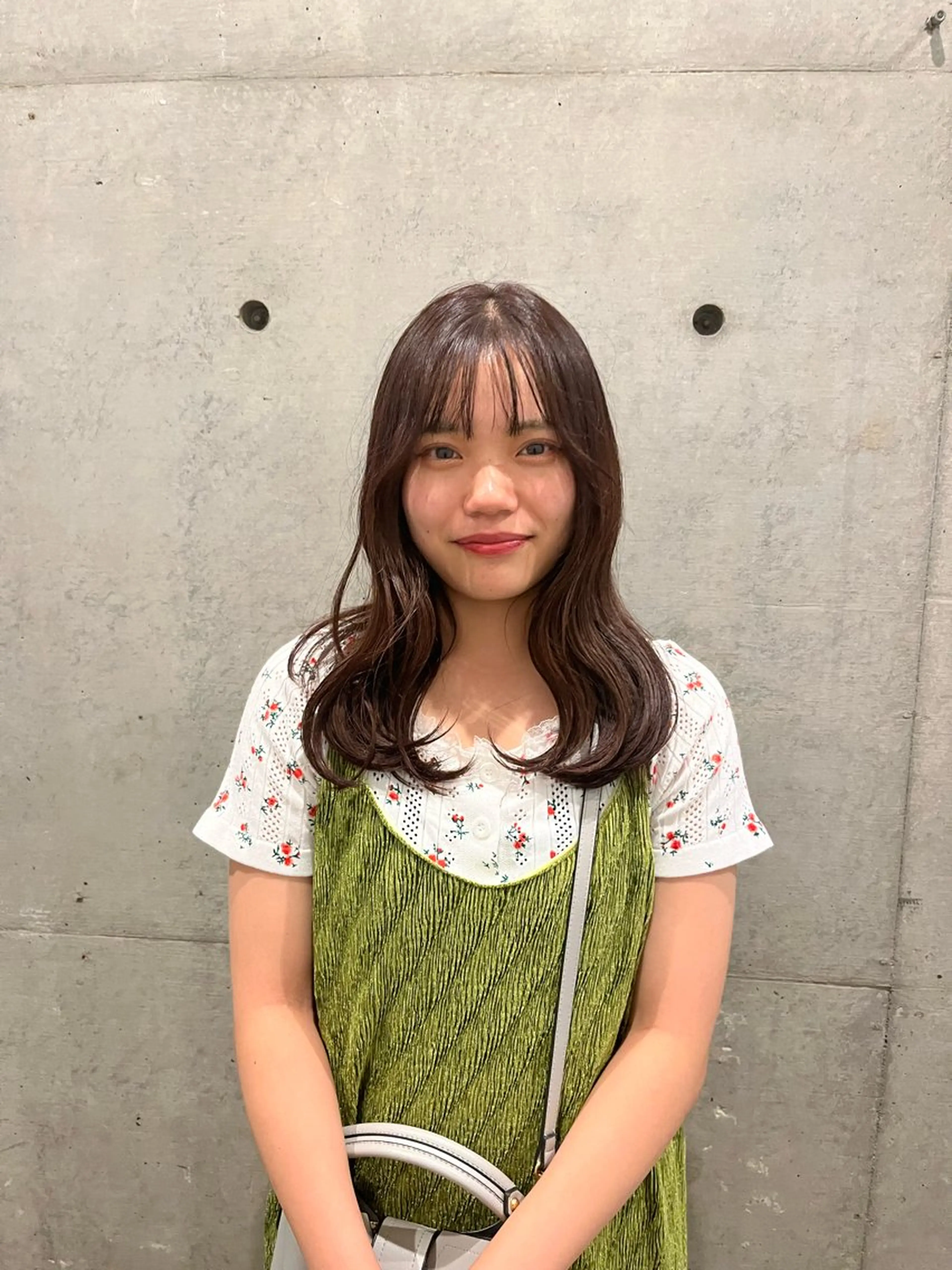 ロング カラー レイヤー/ベージュ mikuのヘアスタイル