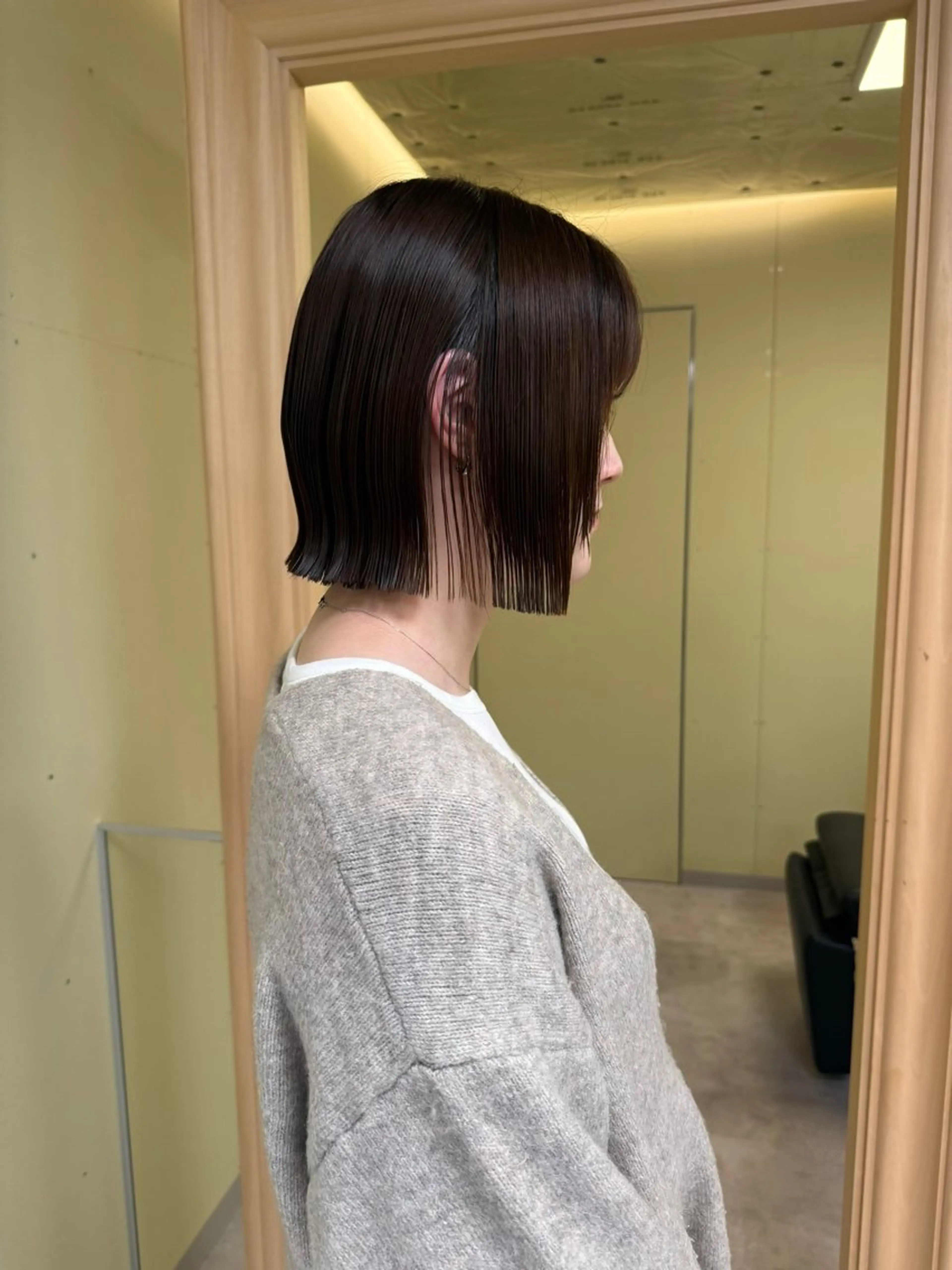 ショート カラー カット ヘアカラー トリートメント 伶風/ボブ/ ハッシュカットのヘアスタイル