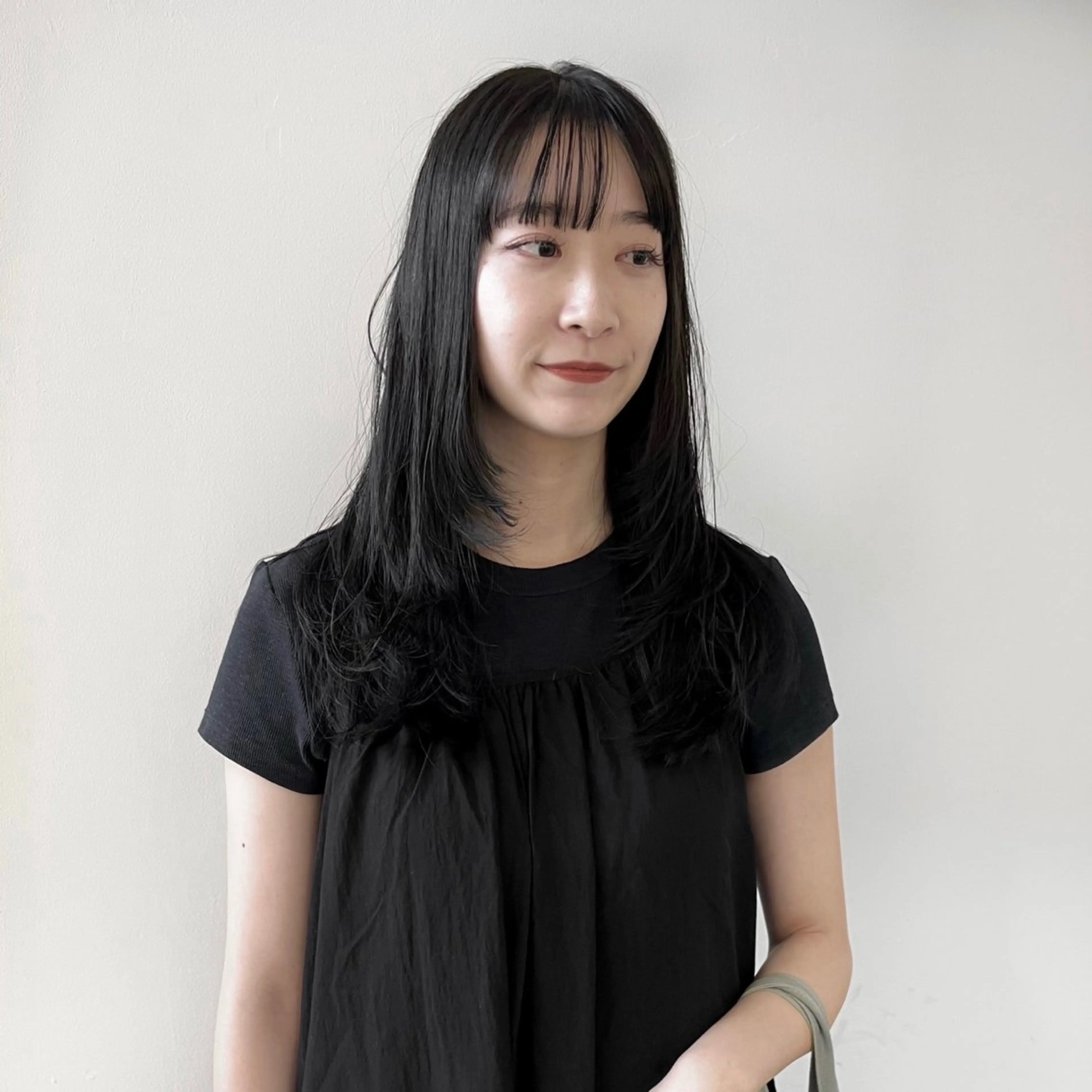 ミディアム ミディアムレイヤー レイヤーカット 小山夕稀/ニュアンス パーマ/新城のヘアスタイル