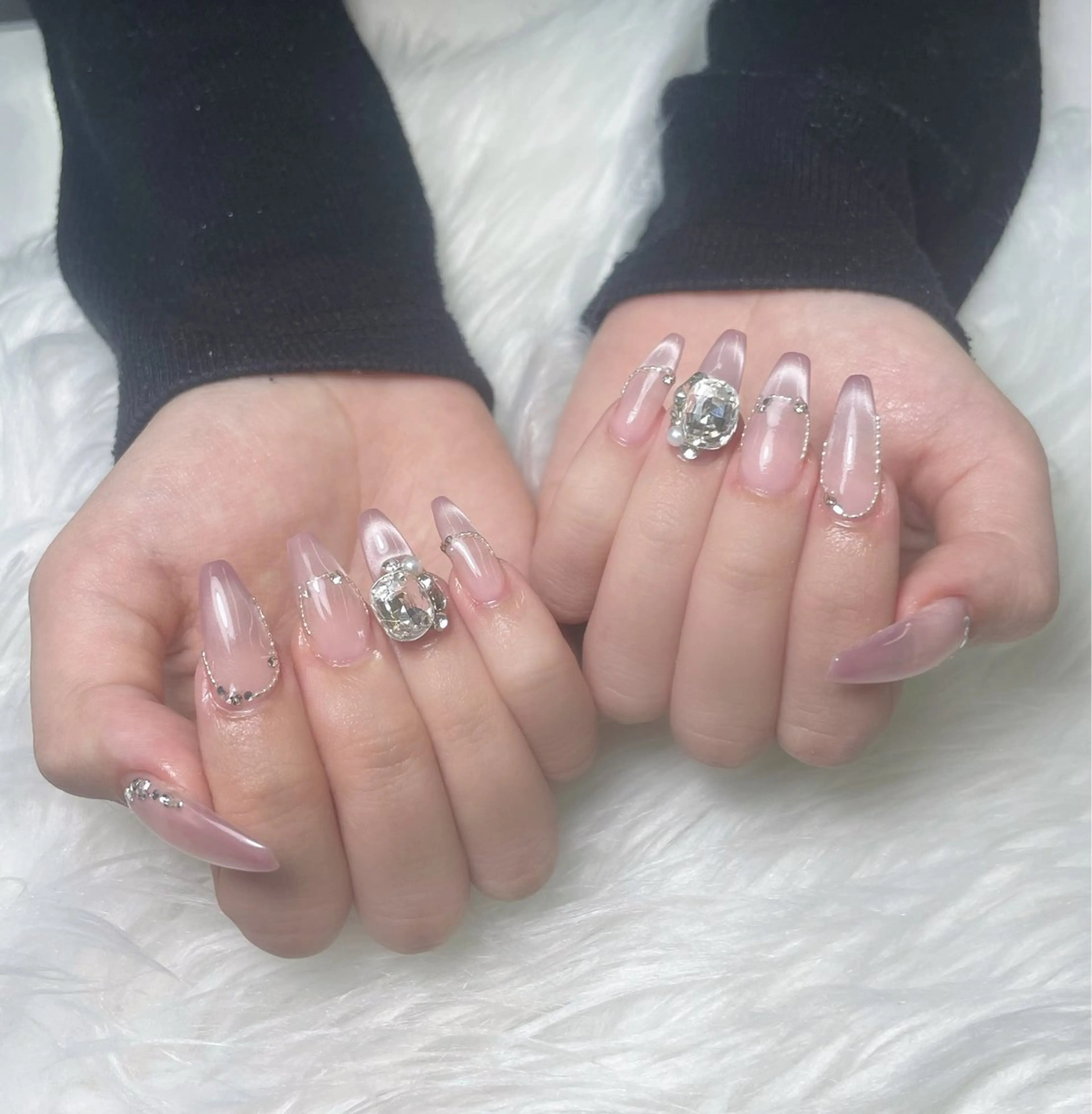 ネイル アートネイル ジェルネイル 韓国ネイル 持ち込み シンプルネイル ハンドネイル King Nail_Salonのネイルデザイン