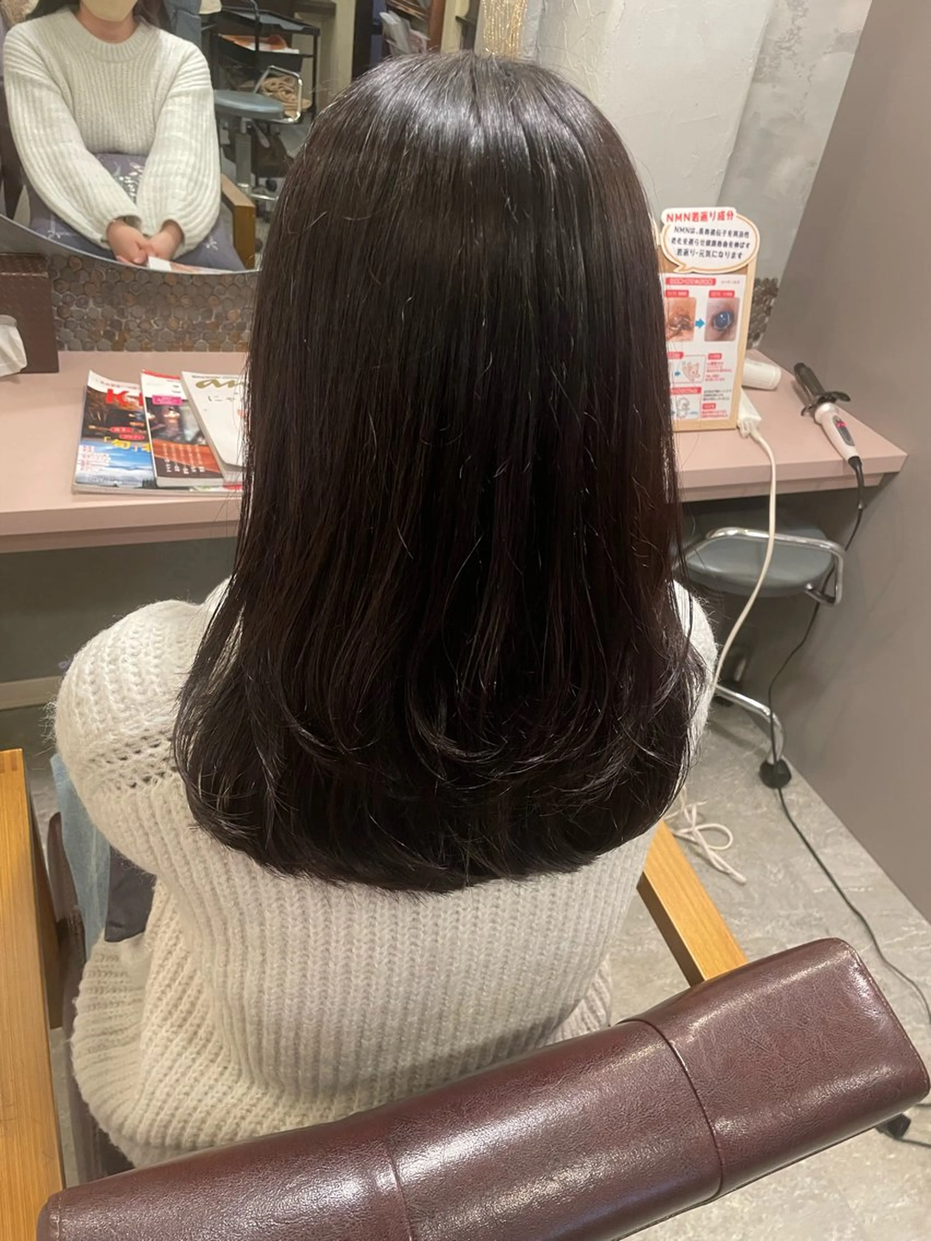 ロング レイヤーカット hair make echo滿木あい花のヘアスタイル