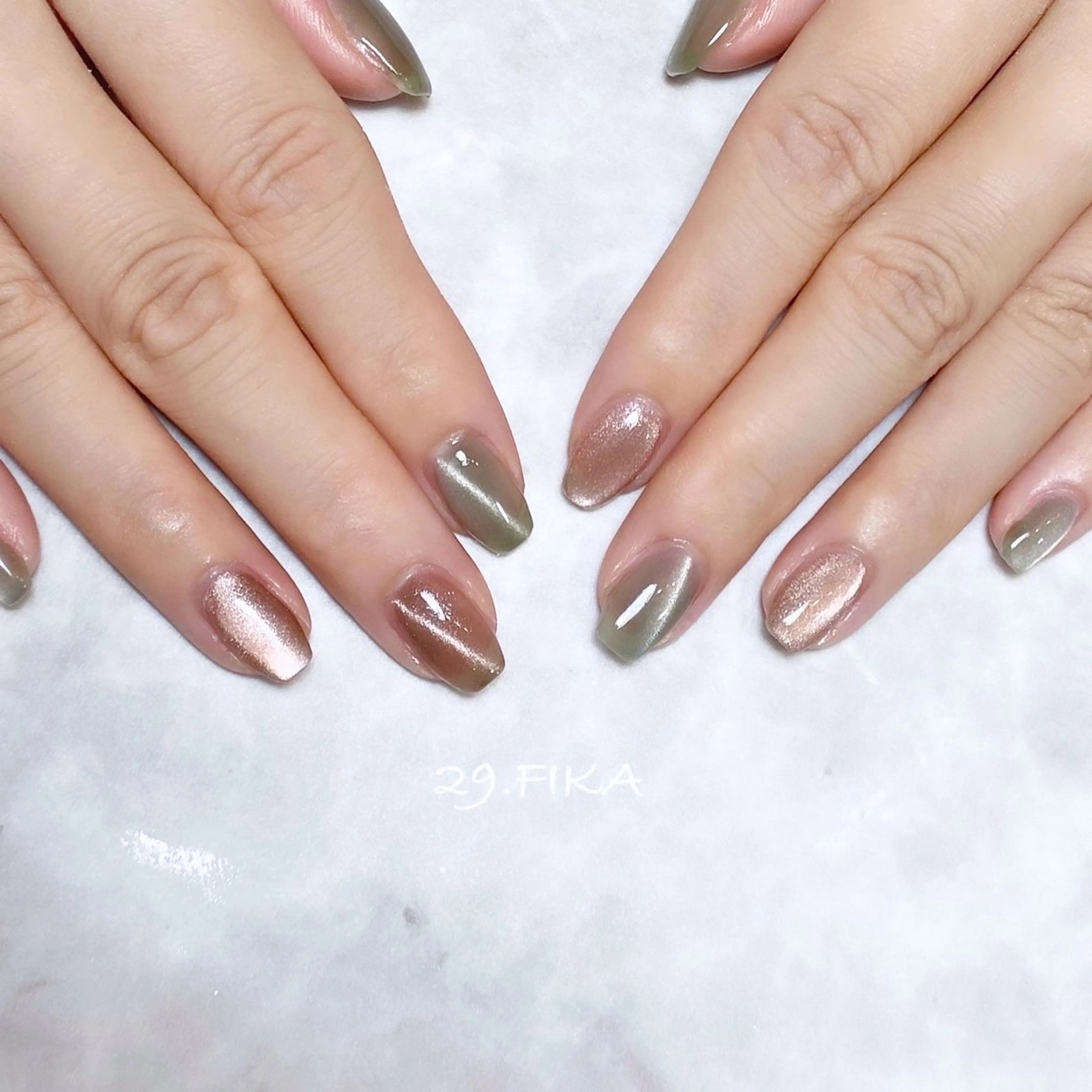 【オフ有】マグネットワンカラー（スカルプオフは🆖）の写真