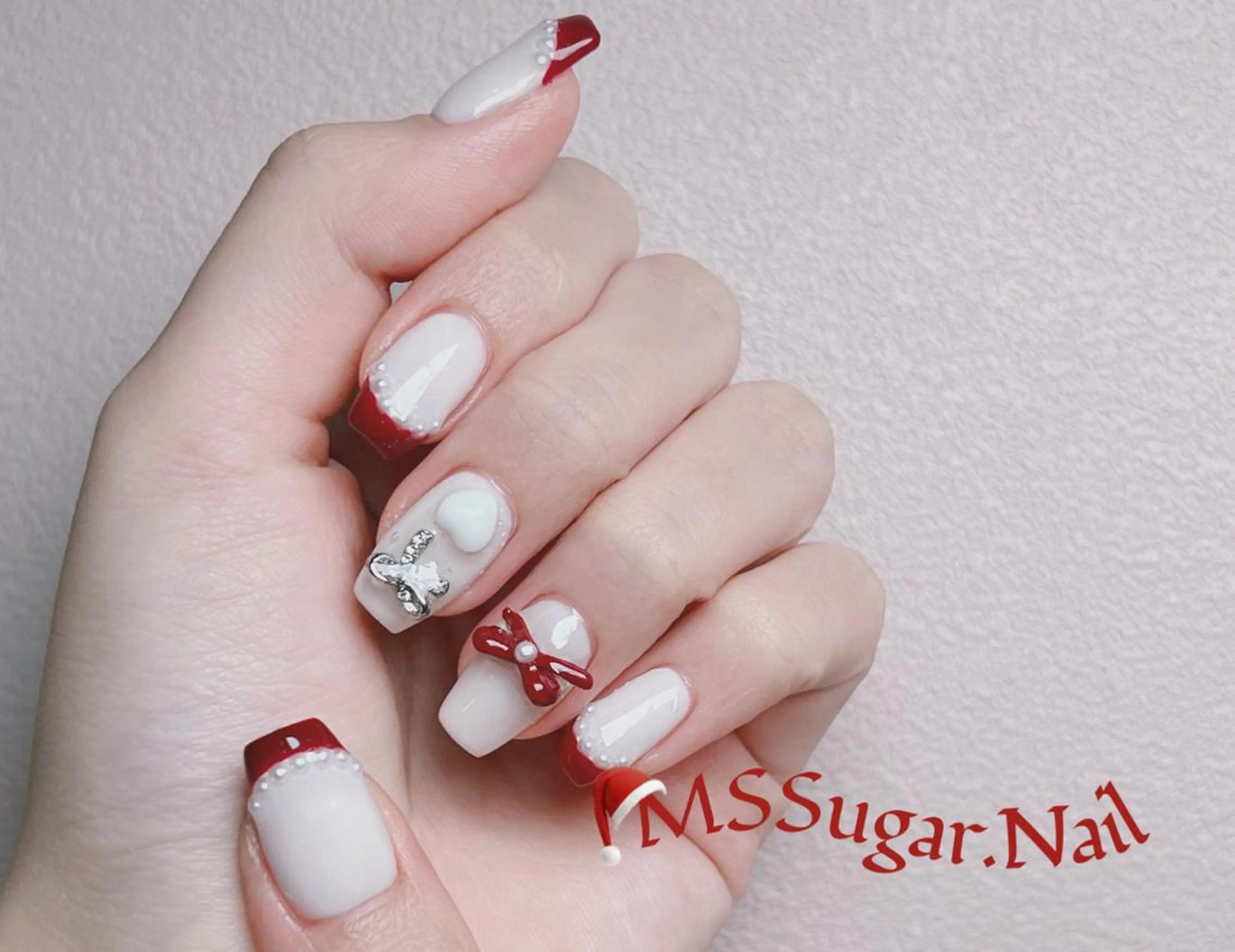 ネイル ハロウィン ロングネイル マグネットネイル スカルプネイル ネイルチップ MSSugar Nailのネイルデザイン