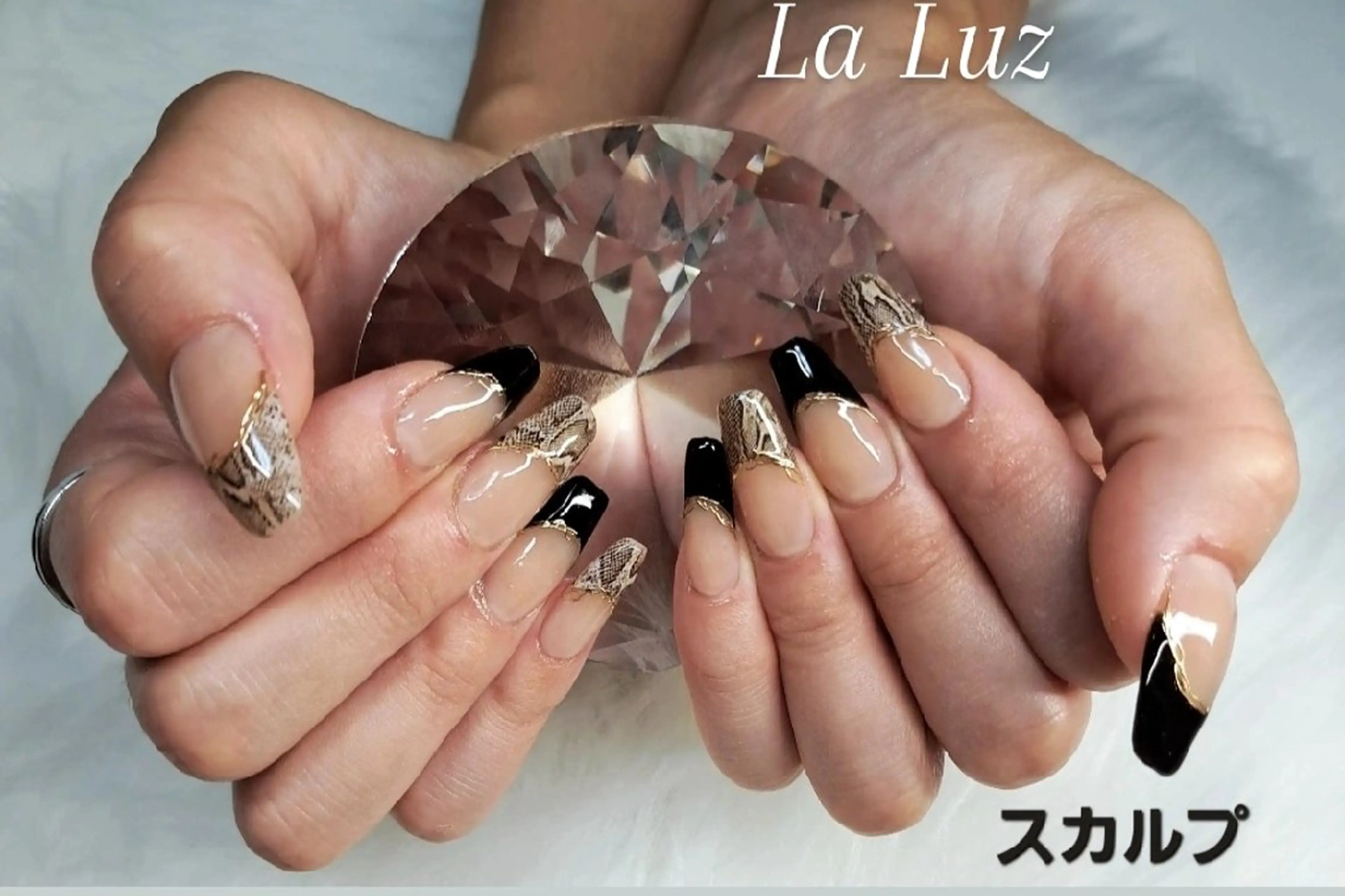 ネイル スカルプネイル ショートネイル 小川 真里奈のネイルデザイン