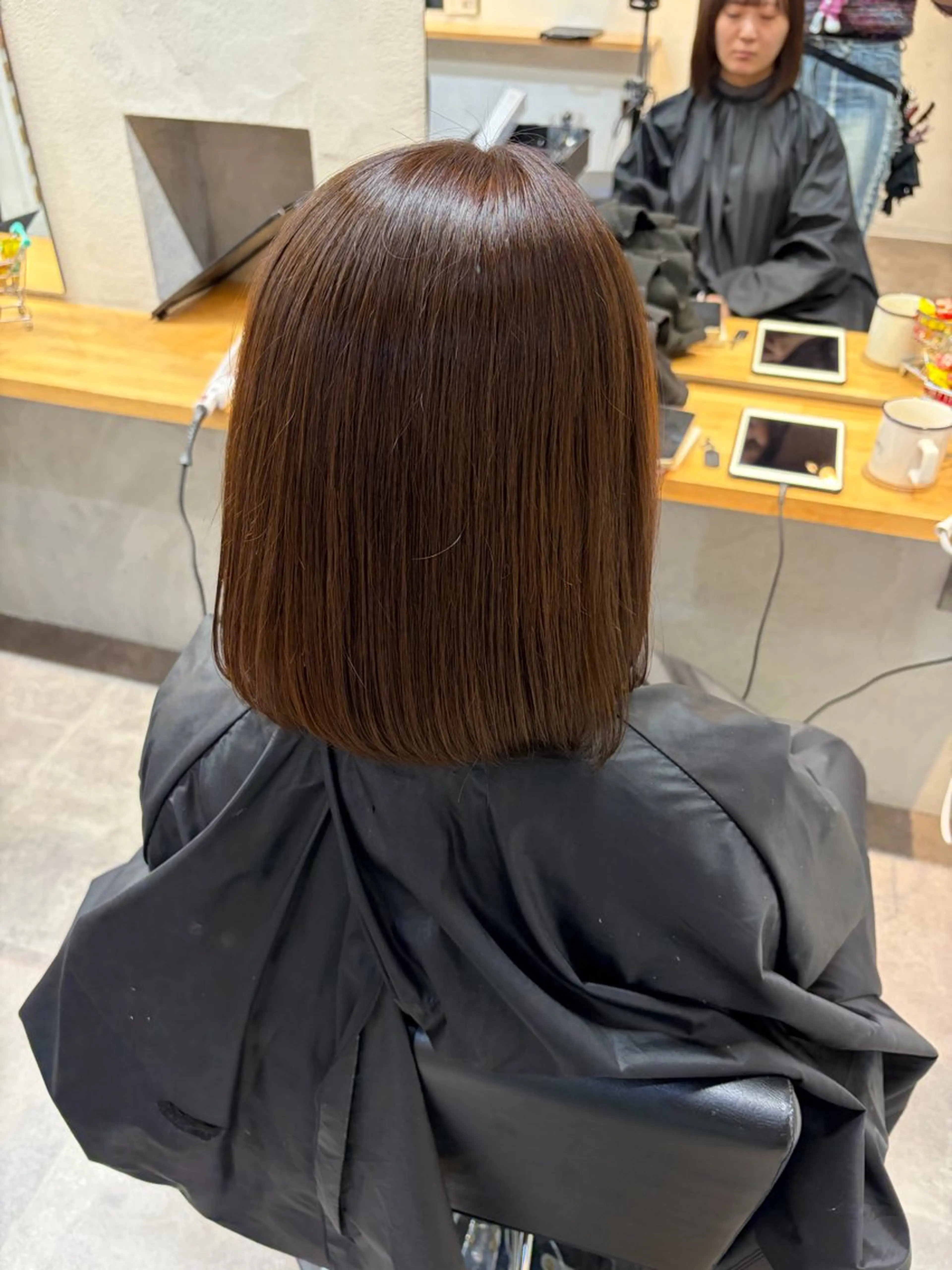 カラー ブラウンカラー ナチュラルブラウン ンジハ えみのヘアスタイル