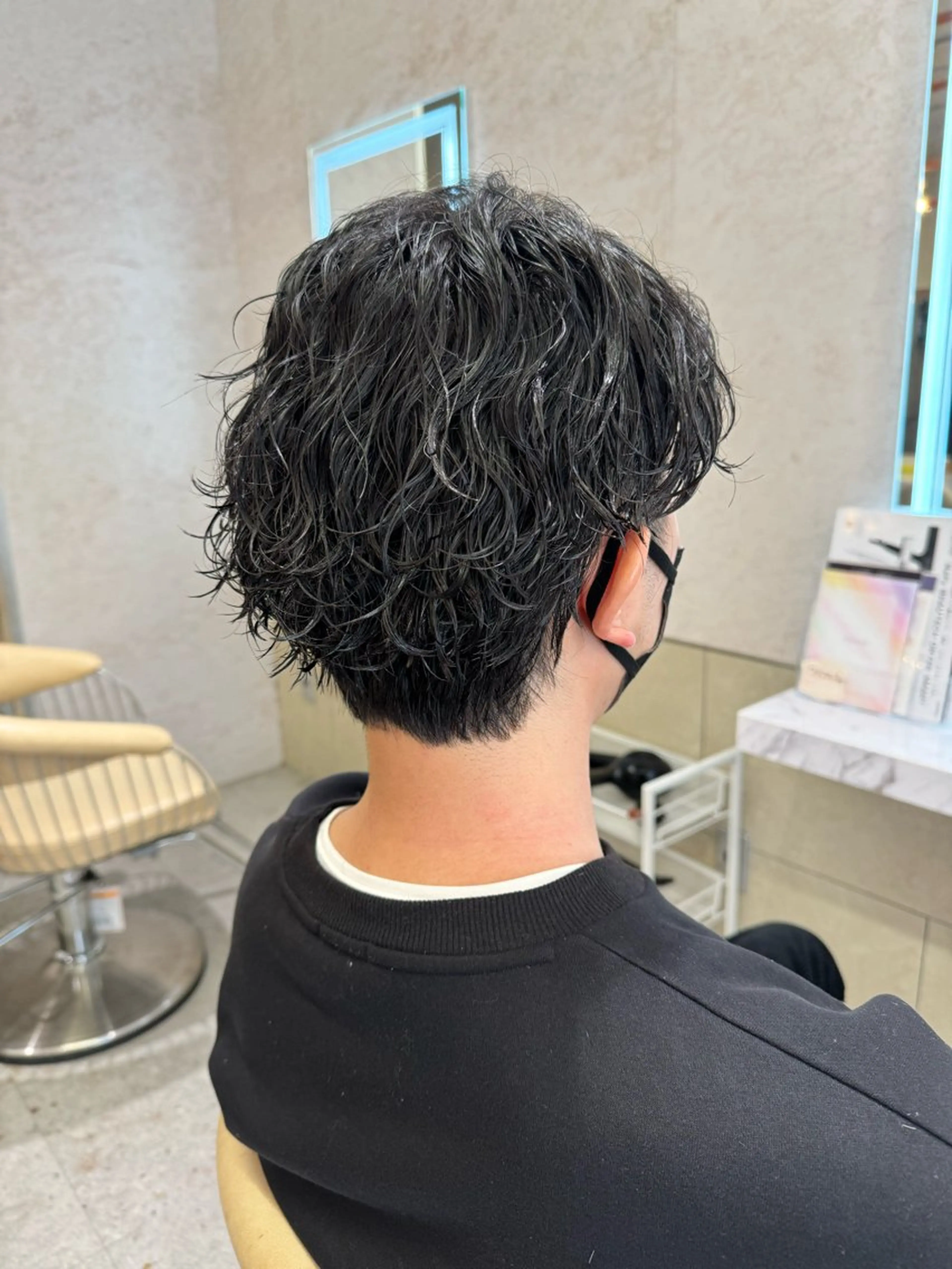 パーマ メンズ メンズパーマ 波巻きパーマ スパイラルパーマ メンズスタイル 伊畑優希のヘアスタイル