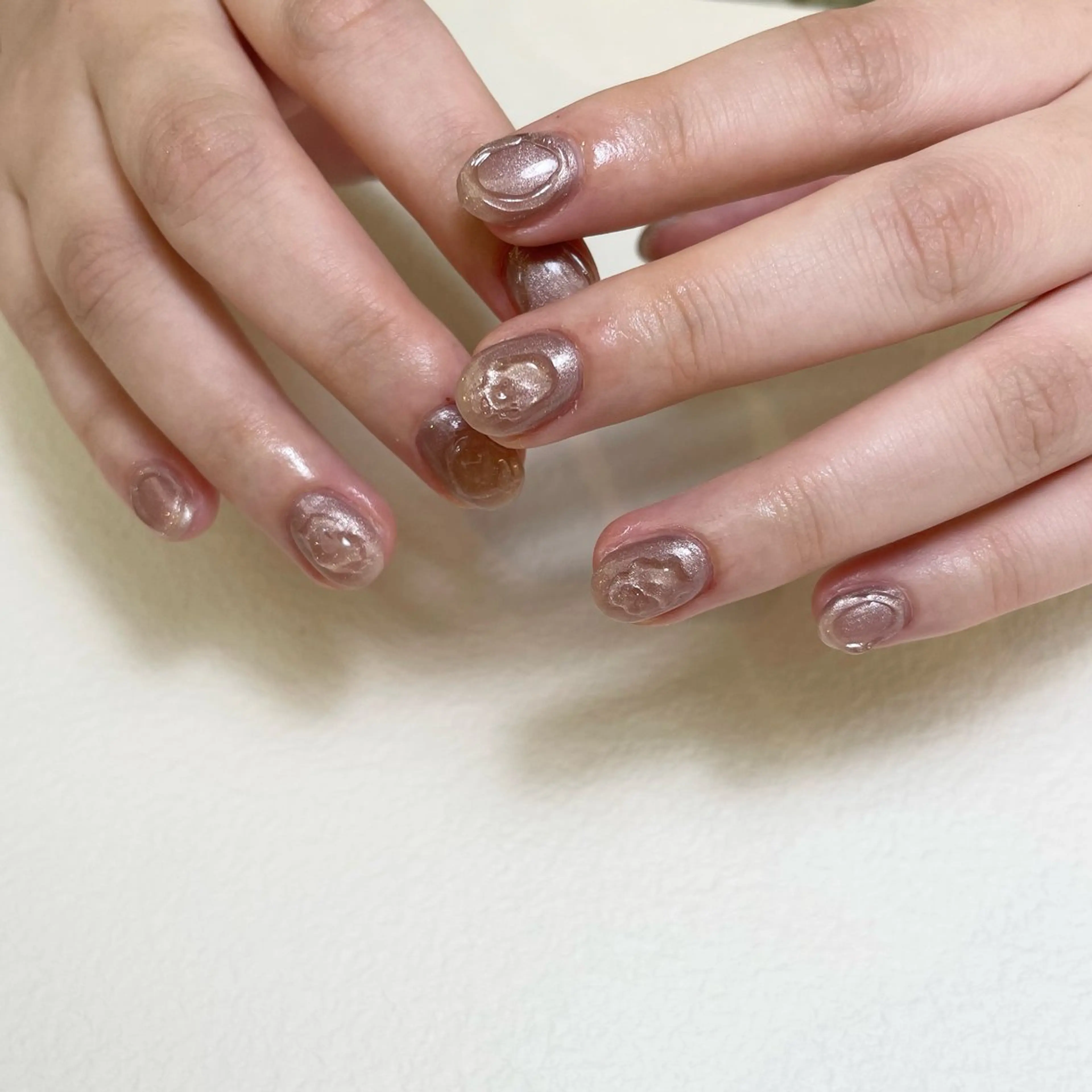 ネイル シンプルネイル mignon  . hinaのネイルデザイン