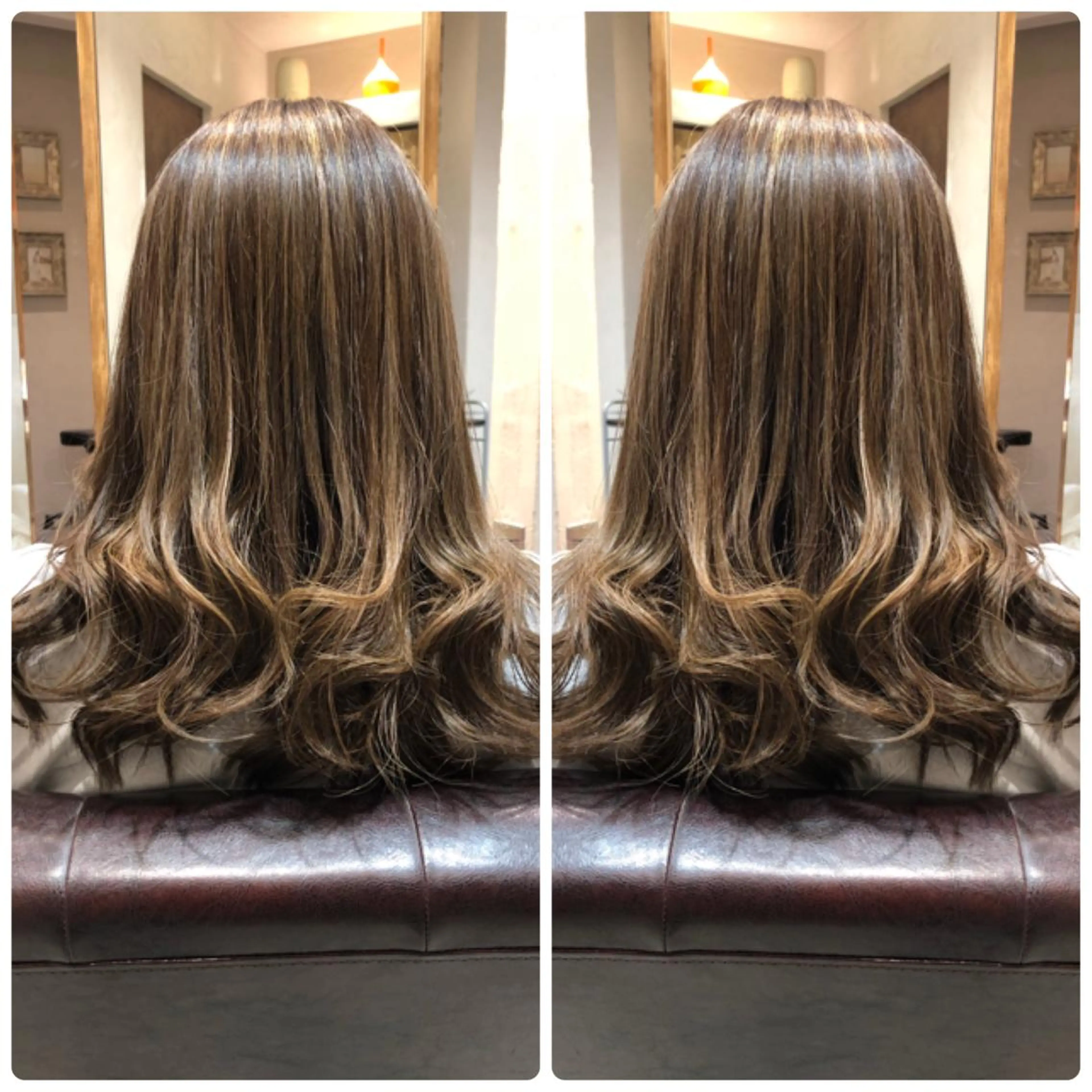 セミロング カラー グレージュ ハイライトカラー ハイライト ヘアカラー トリートメント 小山内 龍一郎 店長のヘアスタイル