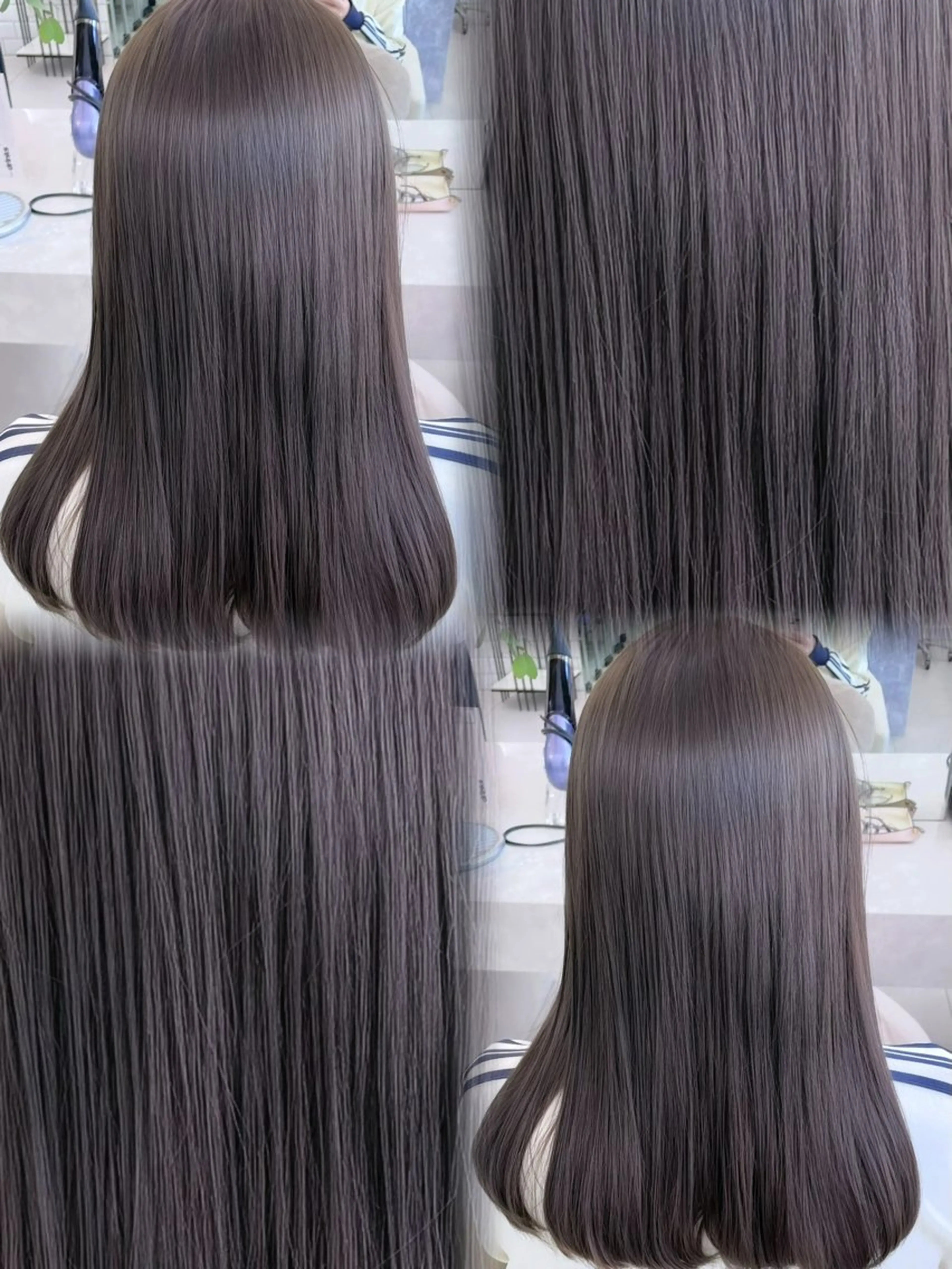 縮毛矯正×トリートメントの写真