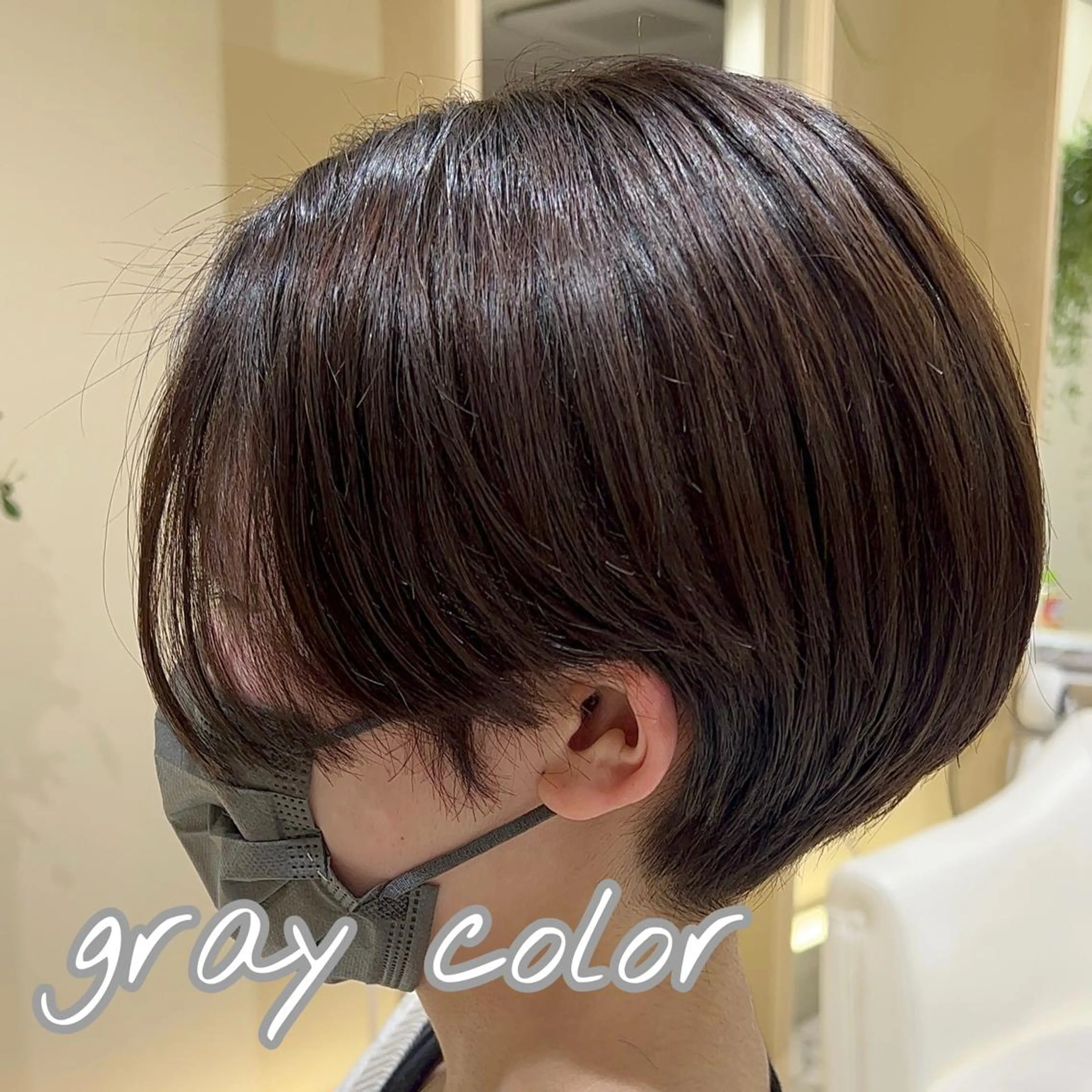 ショート カラー パーマ/髪質改善 【榎本千夏】のヘアスタイル