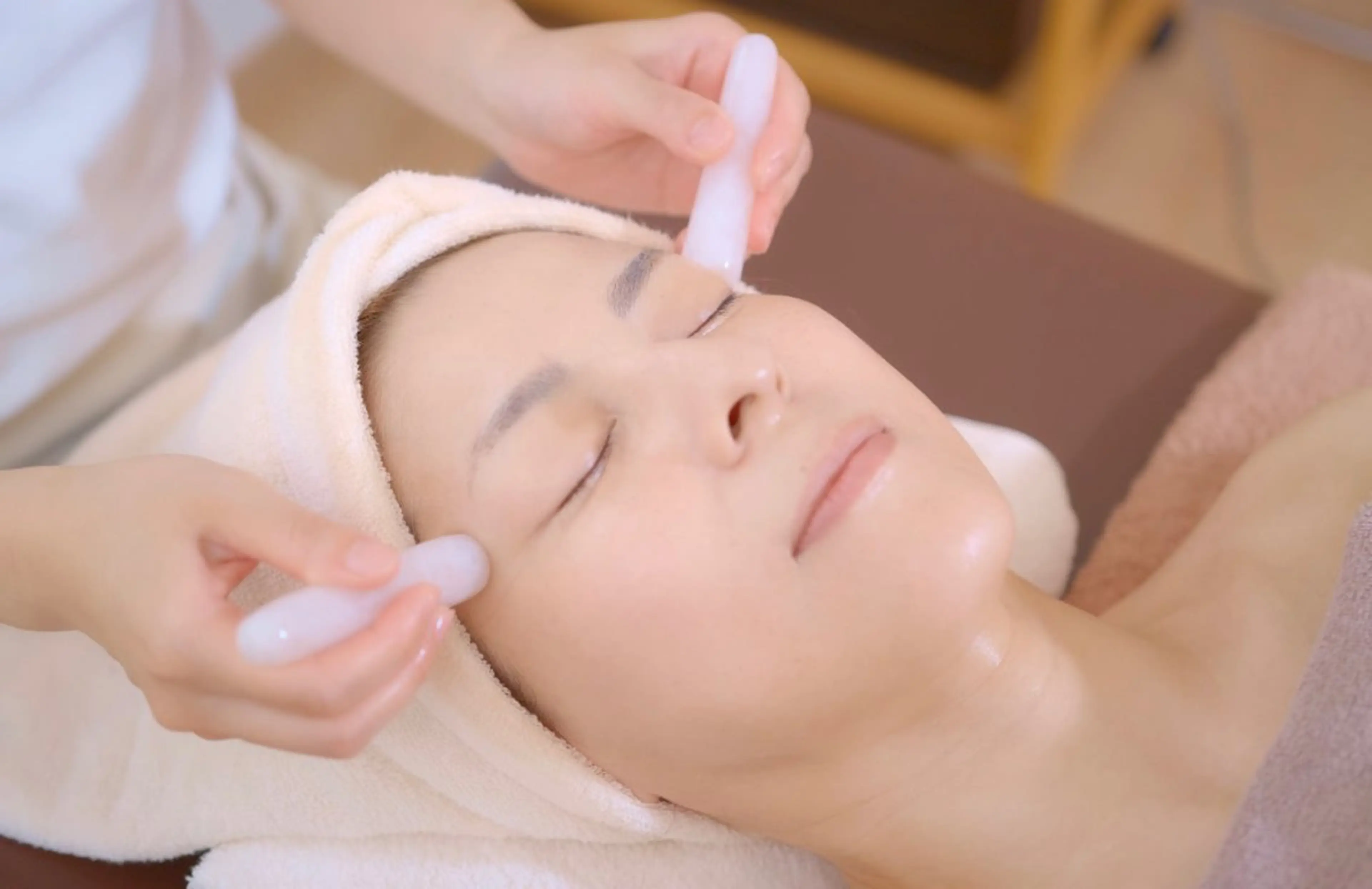 顔筋フェイシャル70分の写真