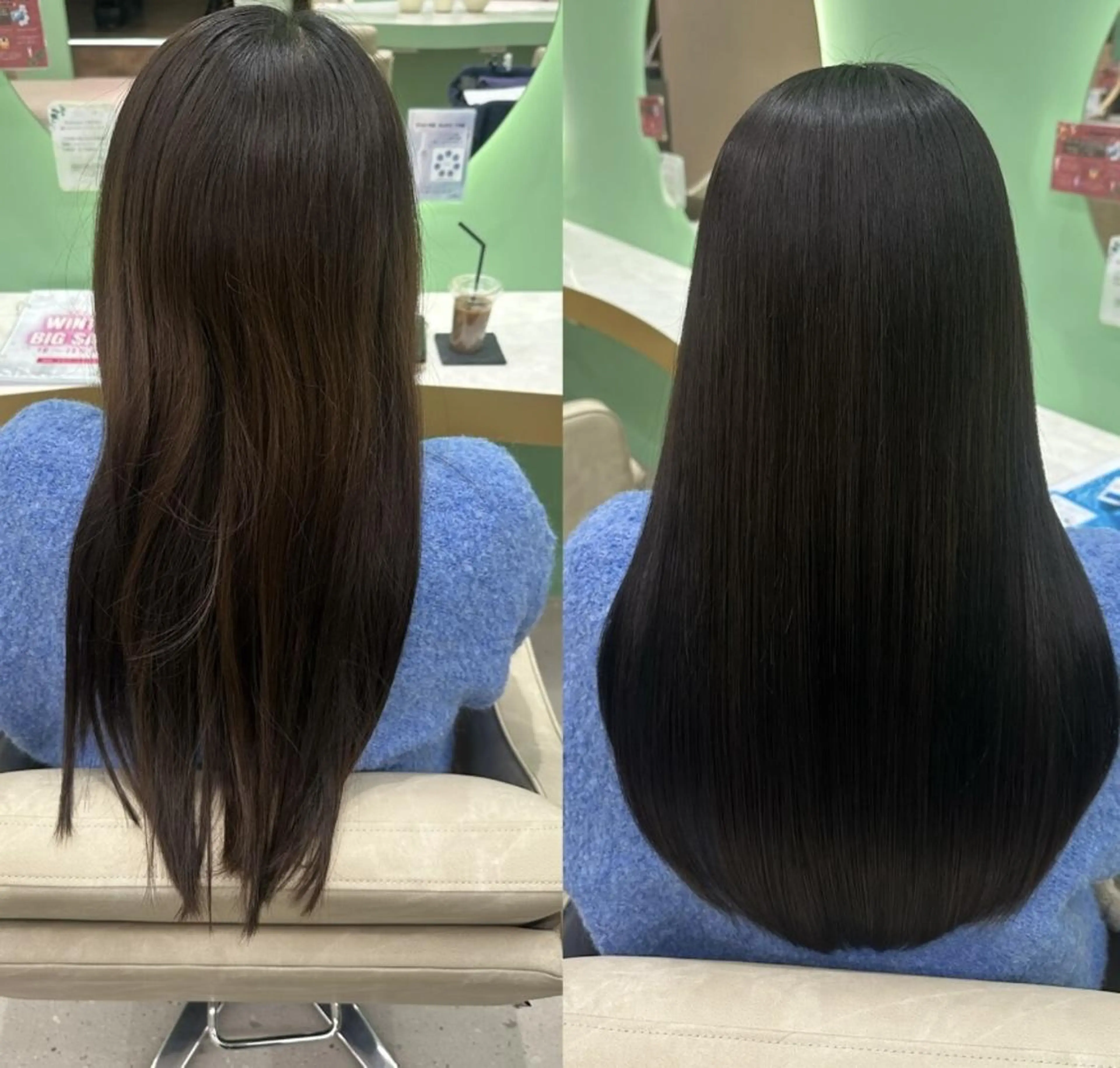 ロング パーマ レイヤー×顔周り/ 髪質改善/川上京香のヘアスタイル