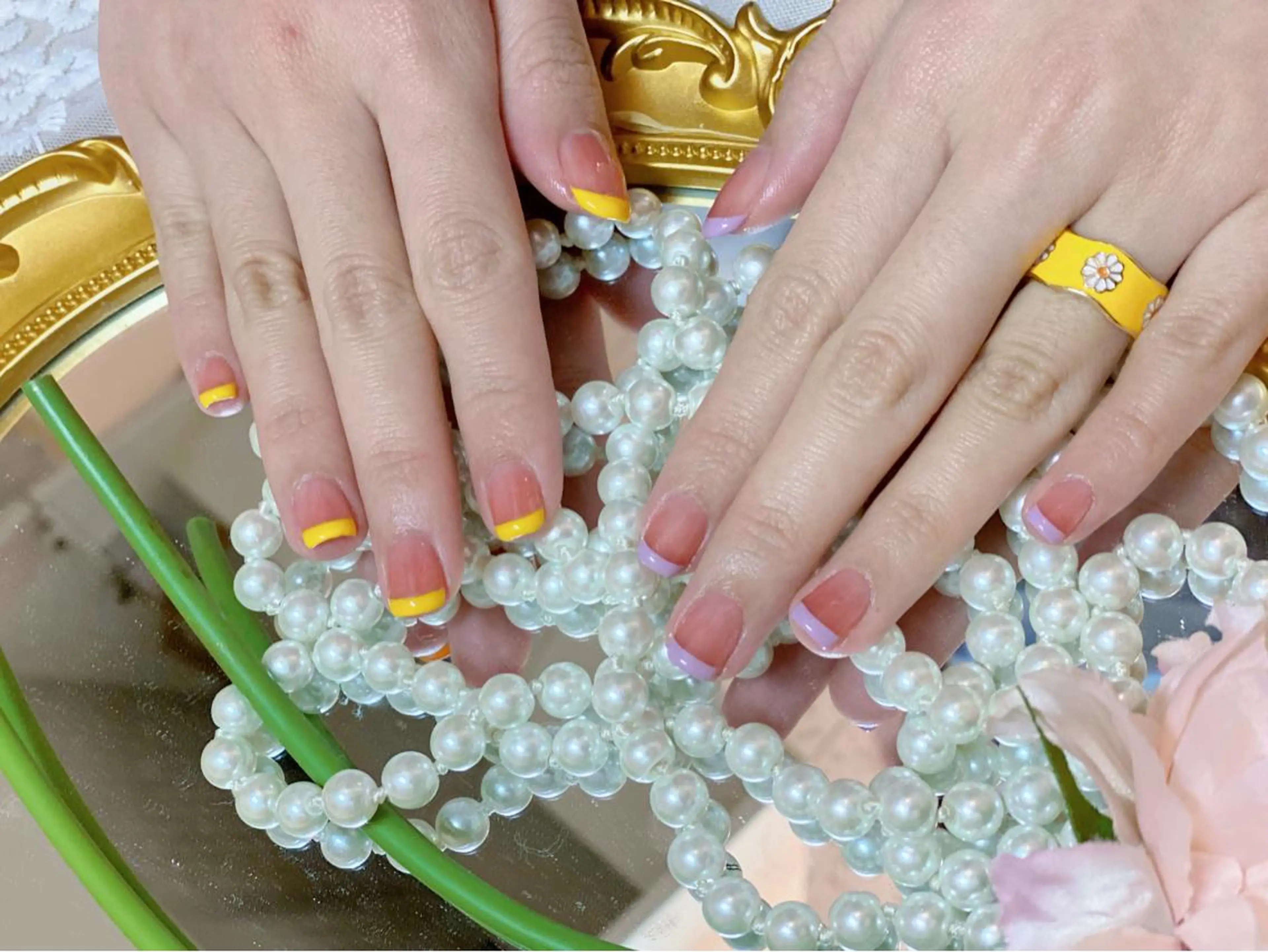 ネイル フレンチネイル MSSugar Nailのネイルデザイン