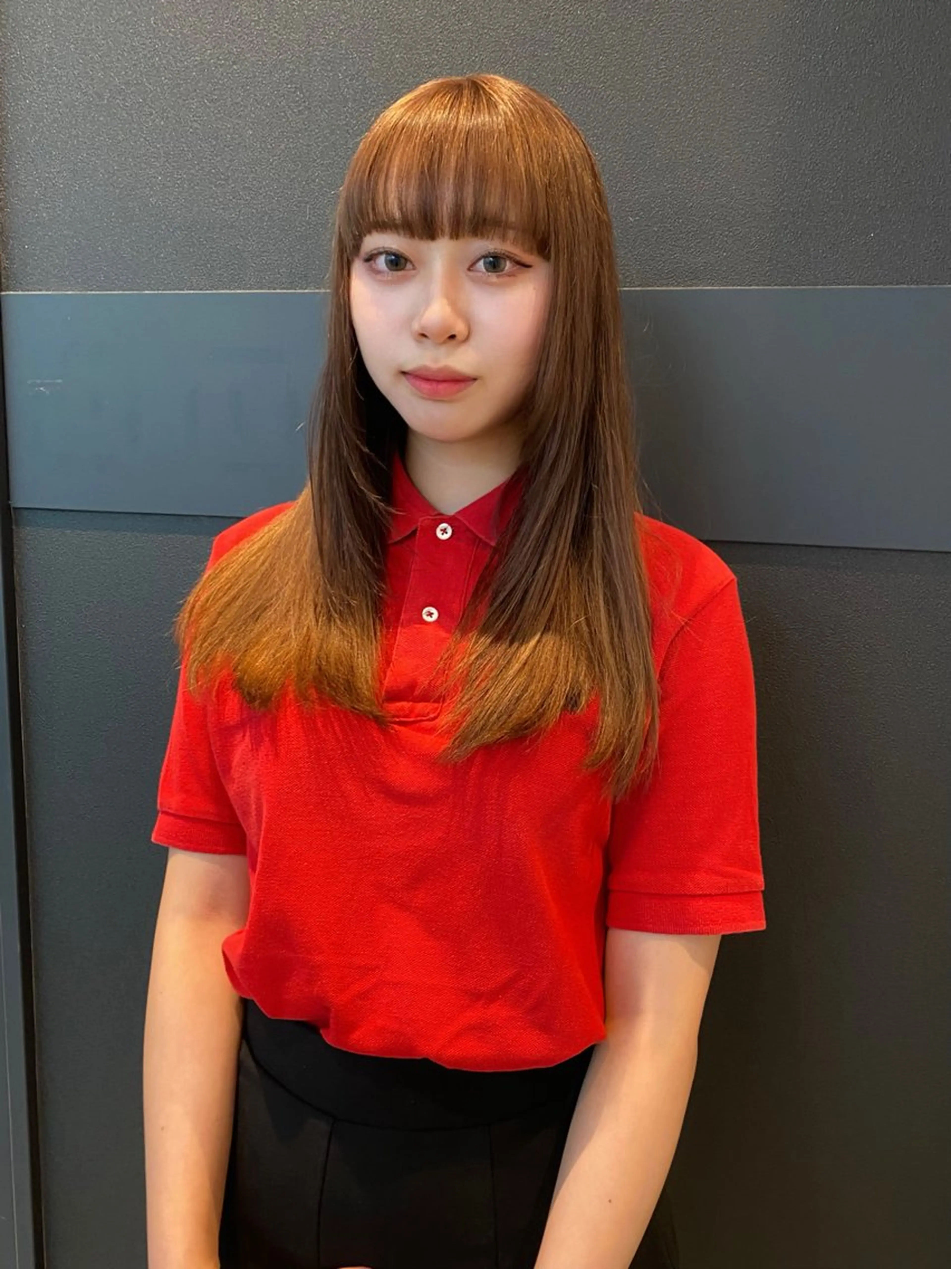 ロング カラー ヘアカラー トリートメント mai / linoah˚✧のヘアスタイル