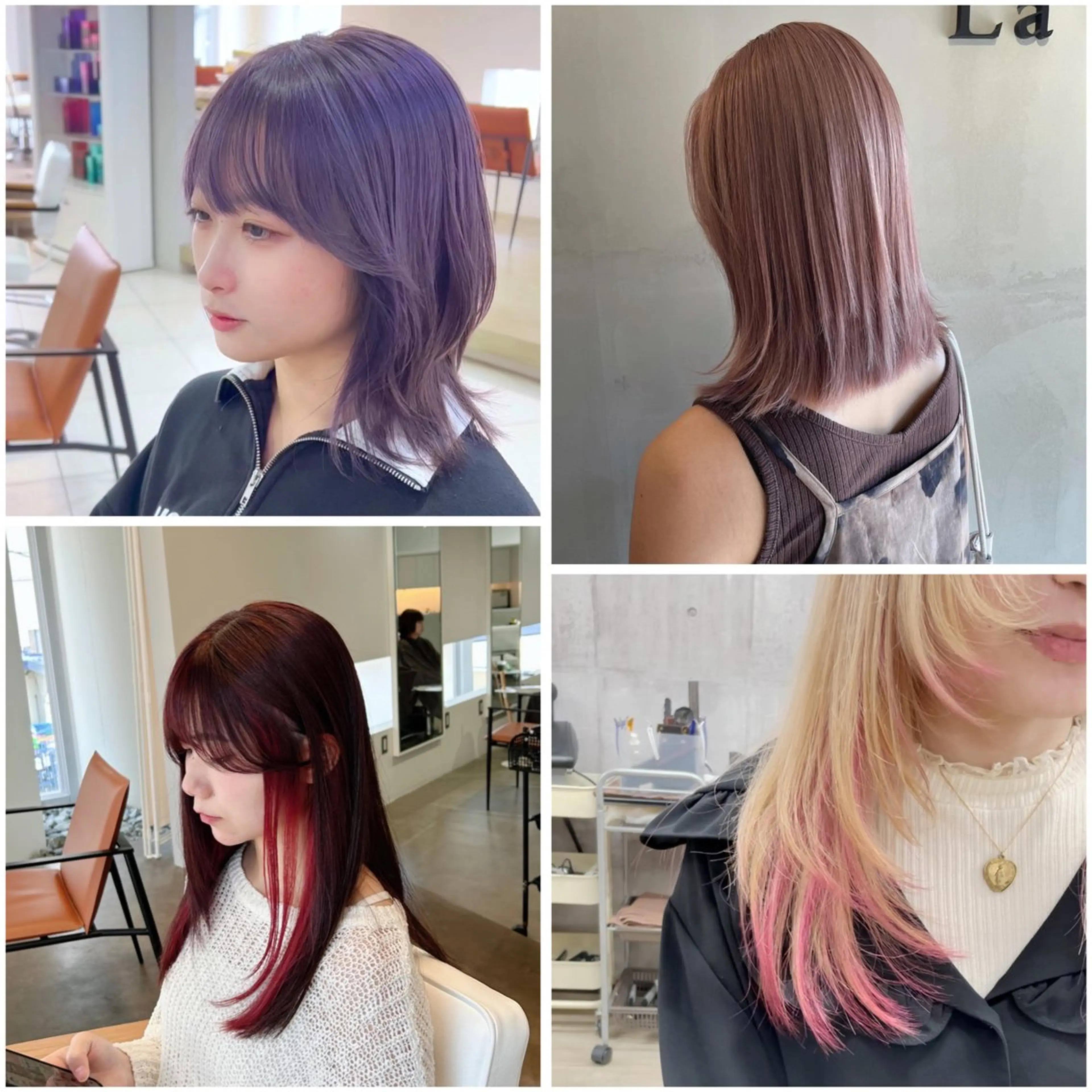 セミロング ヘアカラー 野中 洋介のヘアスタイル