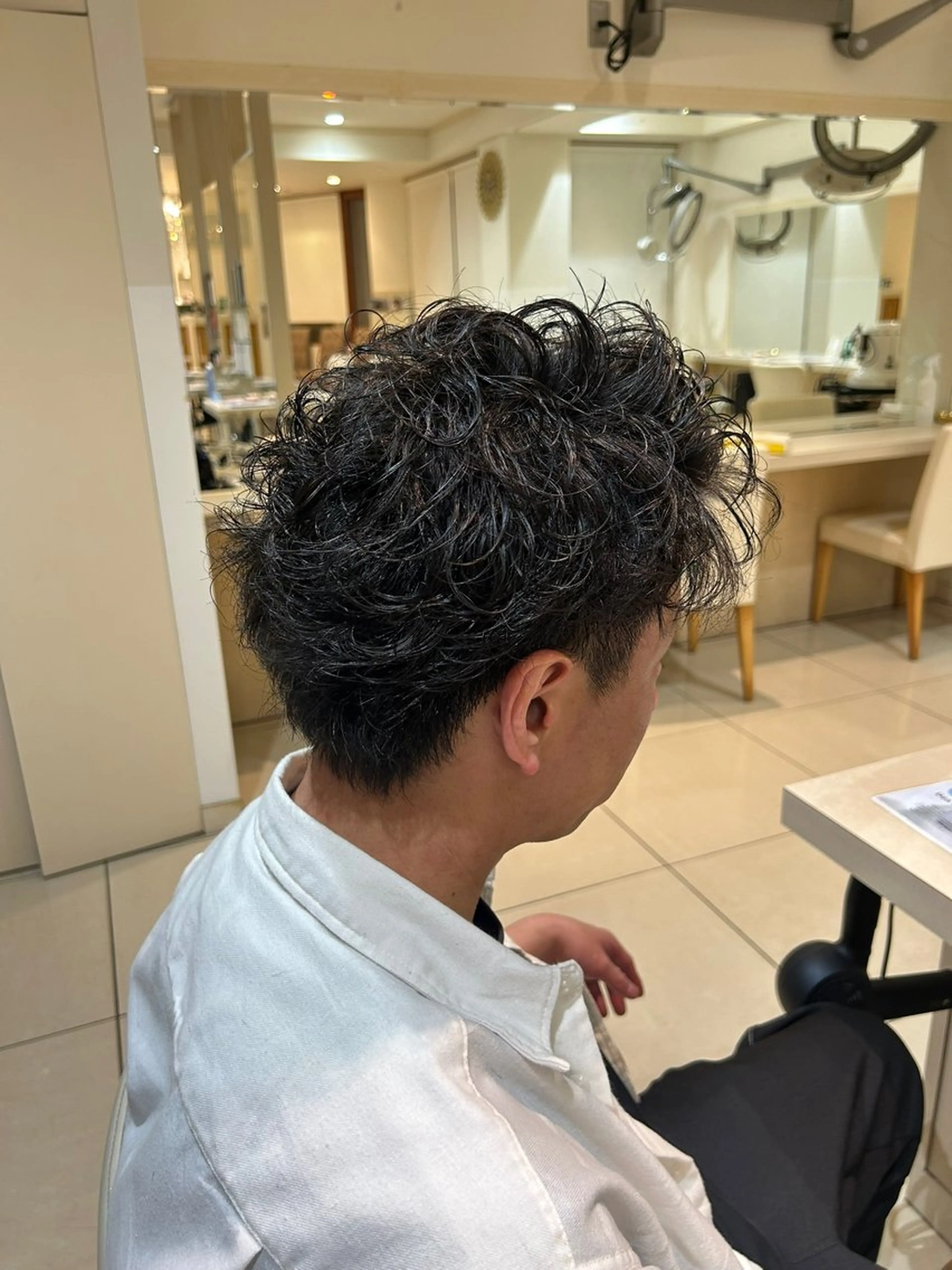 パーマ メンズ カット パーマ 【カットモデル募集中 】ちもも🩵ྀིのヘアスタイル