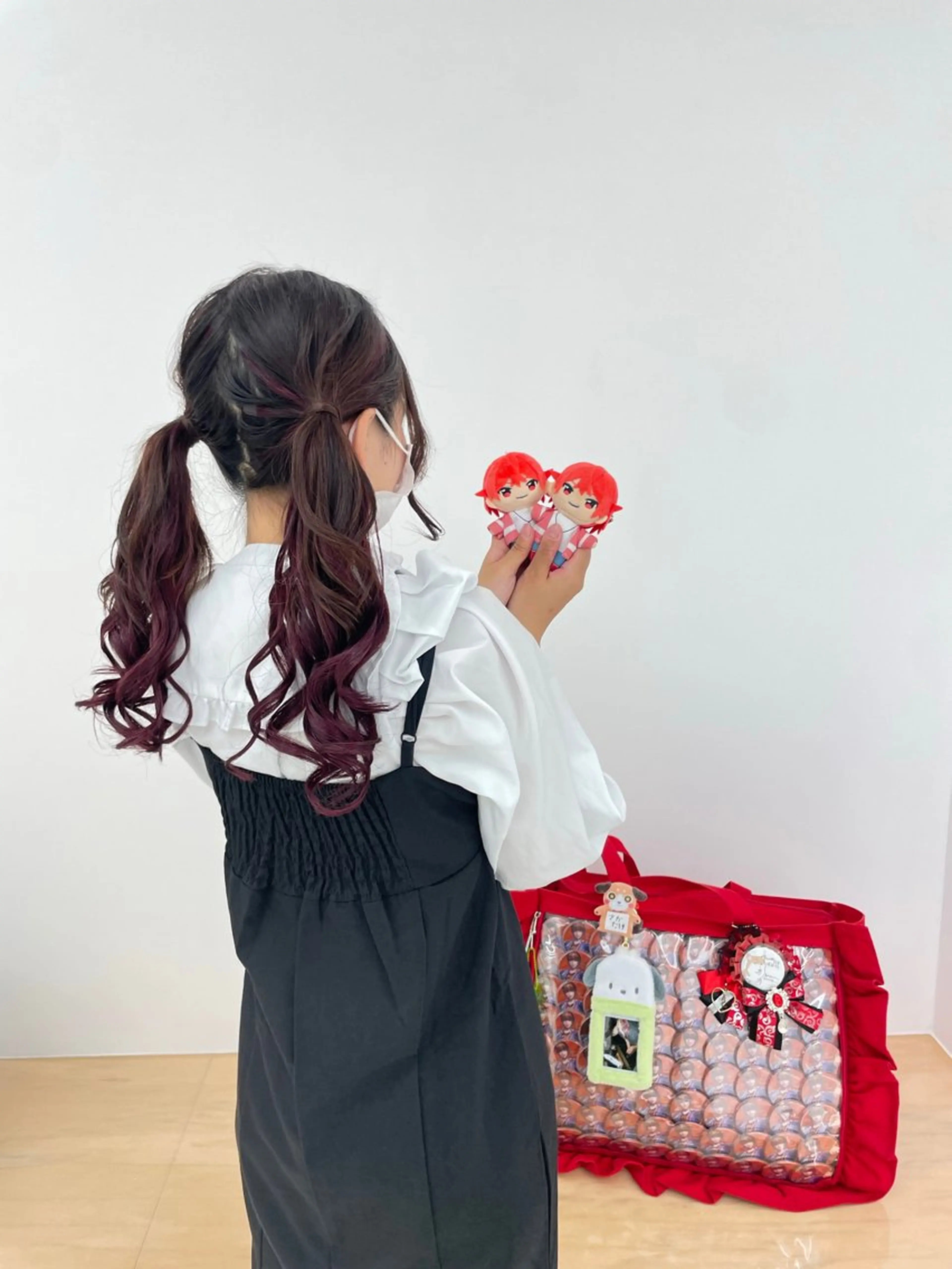 ロング ヘアアレンジ ツインテール CARELLY Rukaのマツエク・マツパデザイン