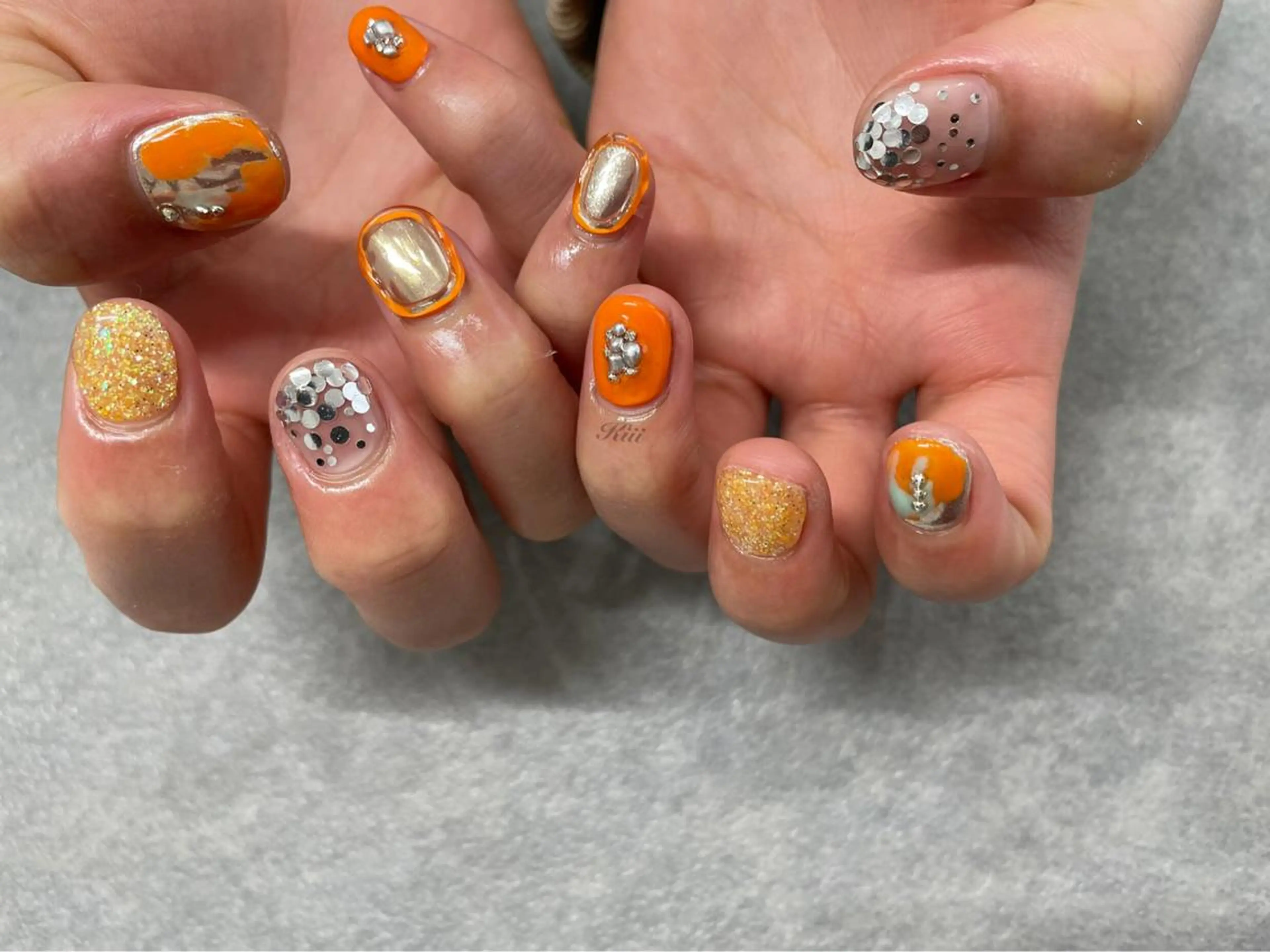 ネイル ハンドネイル フットネイル kiii.__ ✴︎*のネイルデザイン
