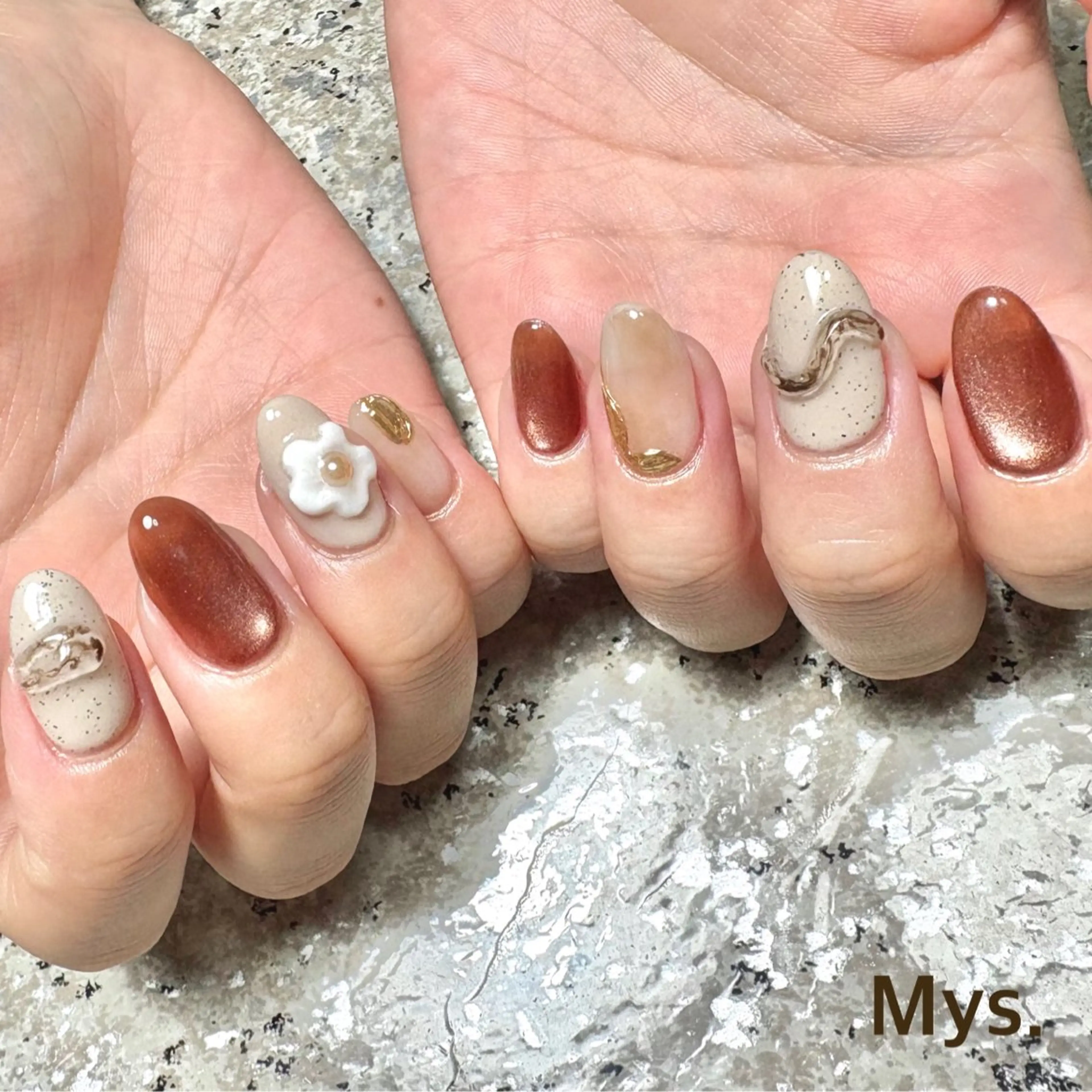 ネイル ハンドネイル Mys. 三上紗紀のネイルデザイン