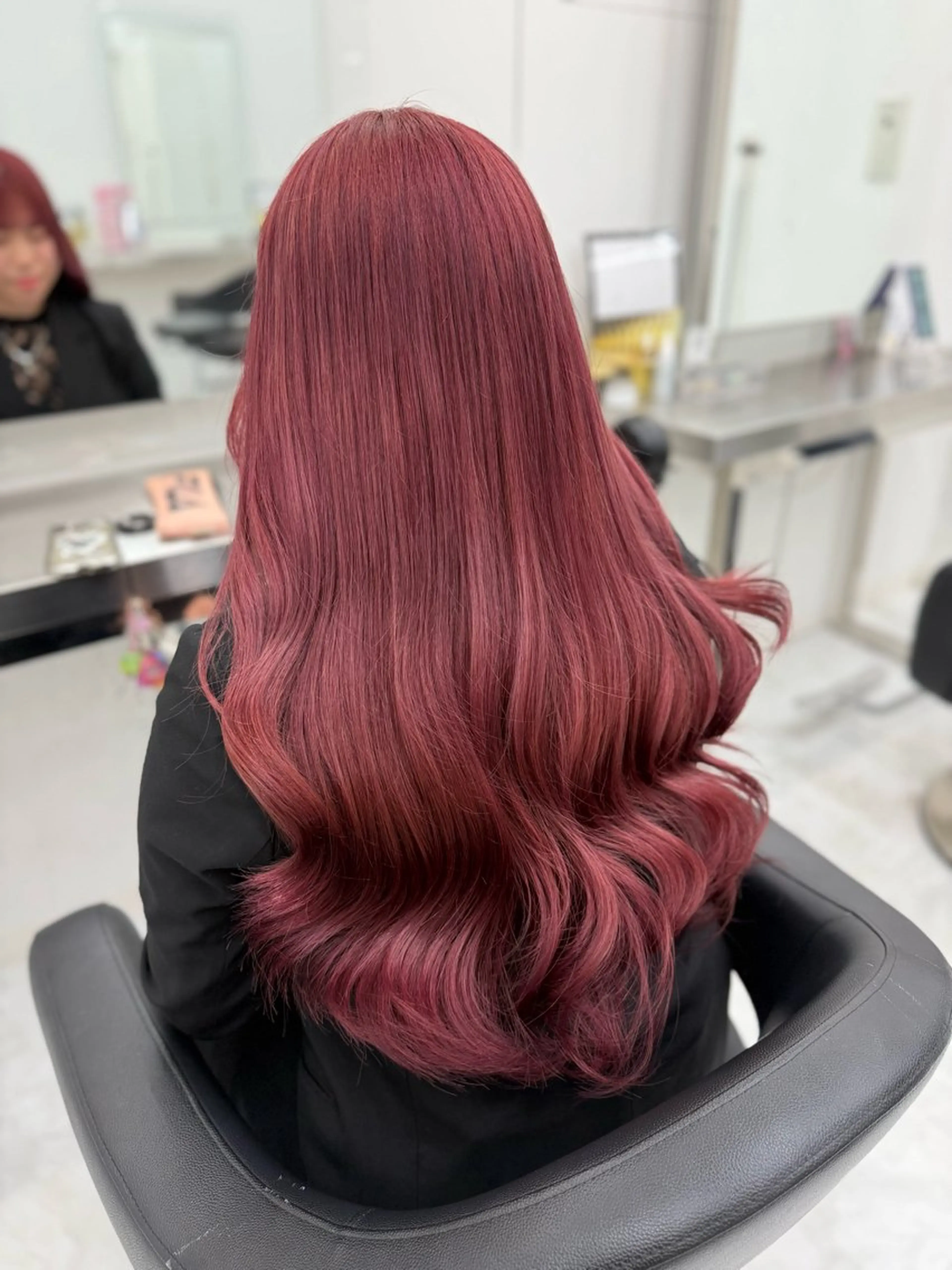 ロング ♡暖色ガーリー/ ピンク/かえで♡のヘアスタイル