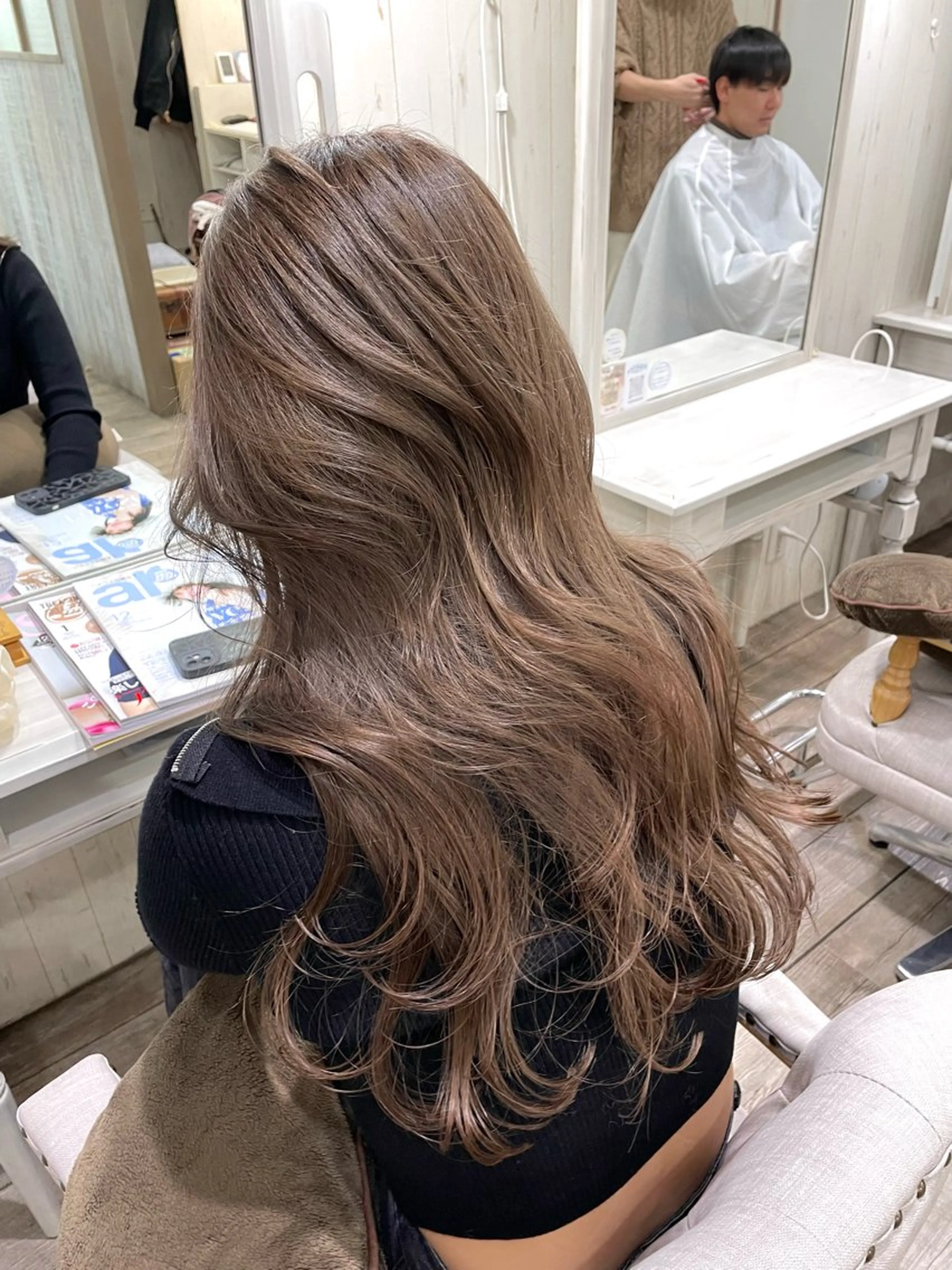 ロング ネモトメイナ🌿‬ 今月末で退職しますのヘアスタイル