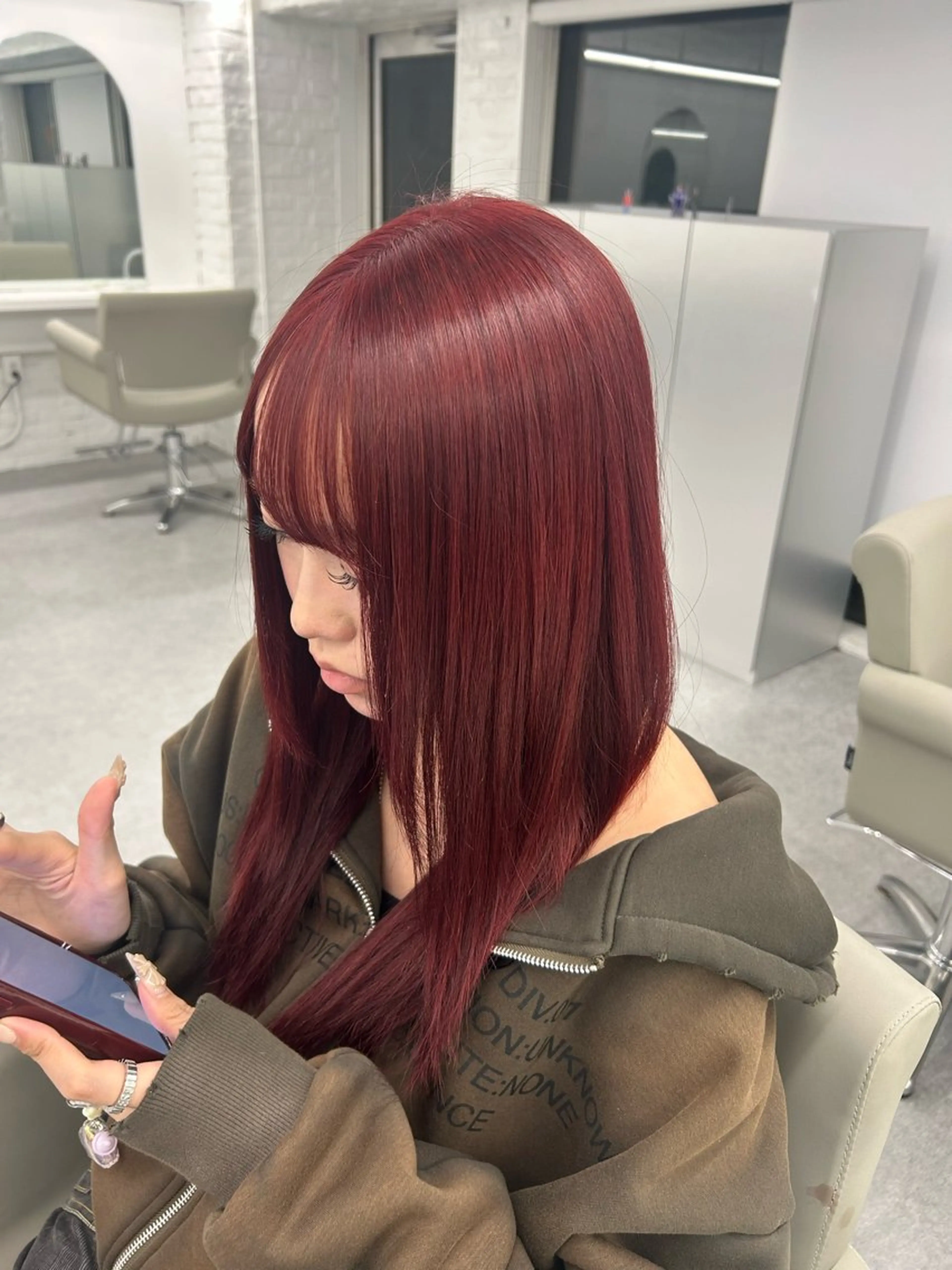 ロング 🖤ブリーチカラー/ rino🖤のヘアスタイル