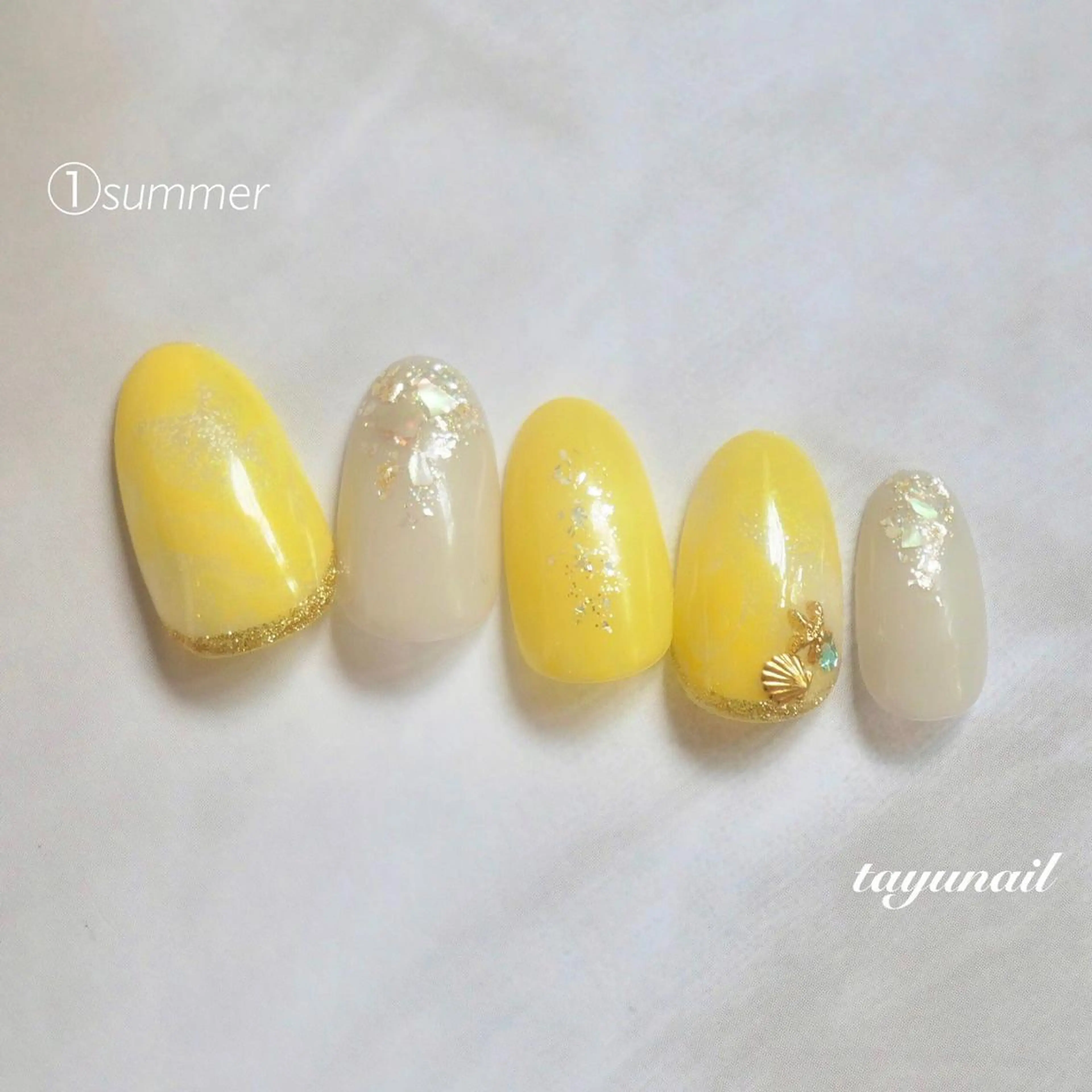 ネイル アートネイル ブルー フットネイル ジェルネイル パラジェル ネイルサロン 【たゆnail】のネイルデザイン