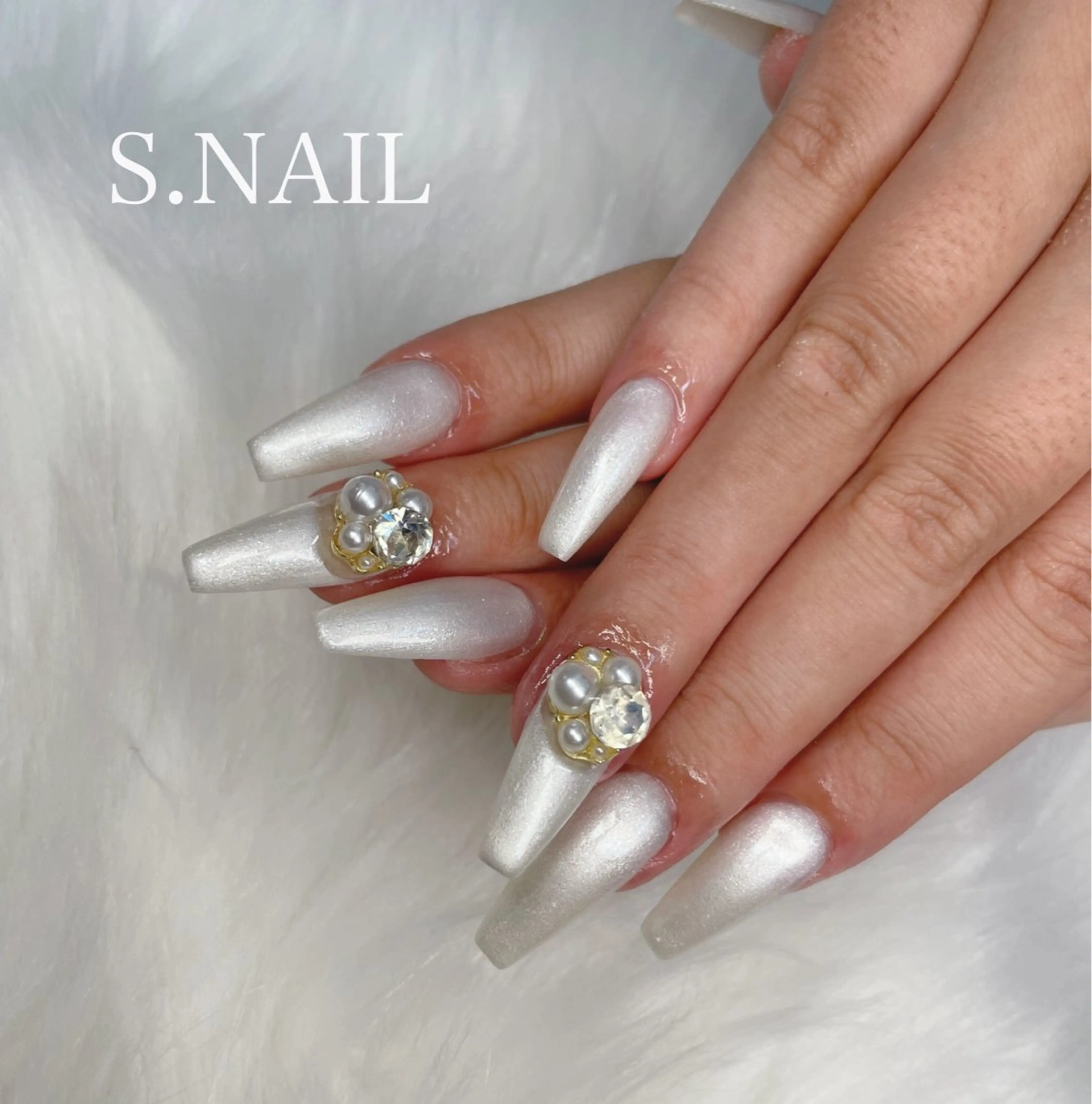 ネイル ラメ(グリッター) ワンカラーネイル ハンドネイル S.NAIL Suuのネイルデザイン
