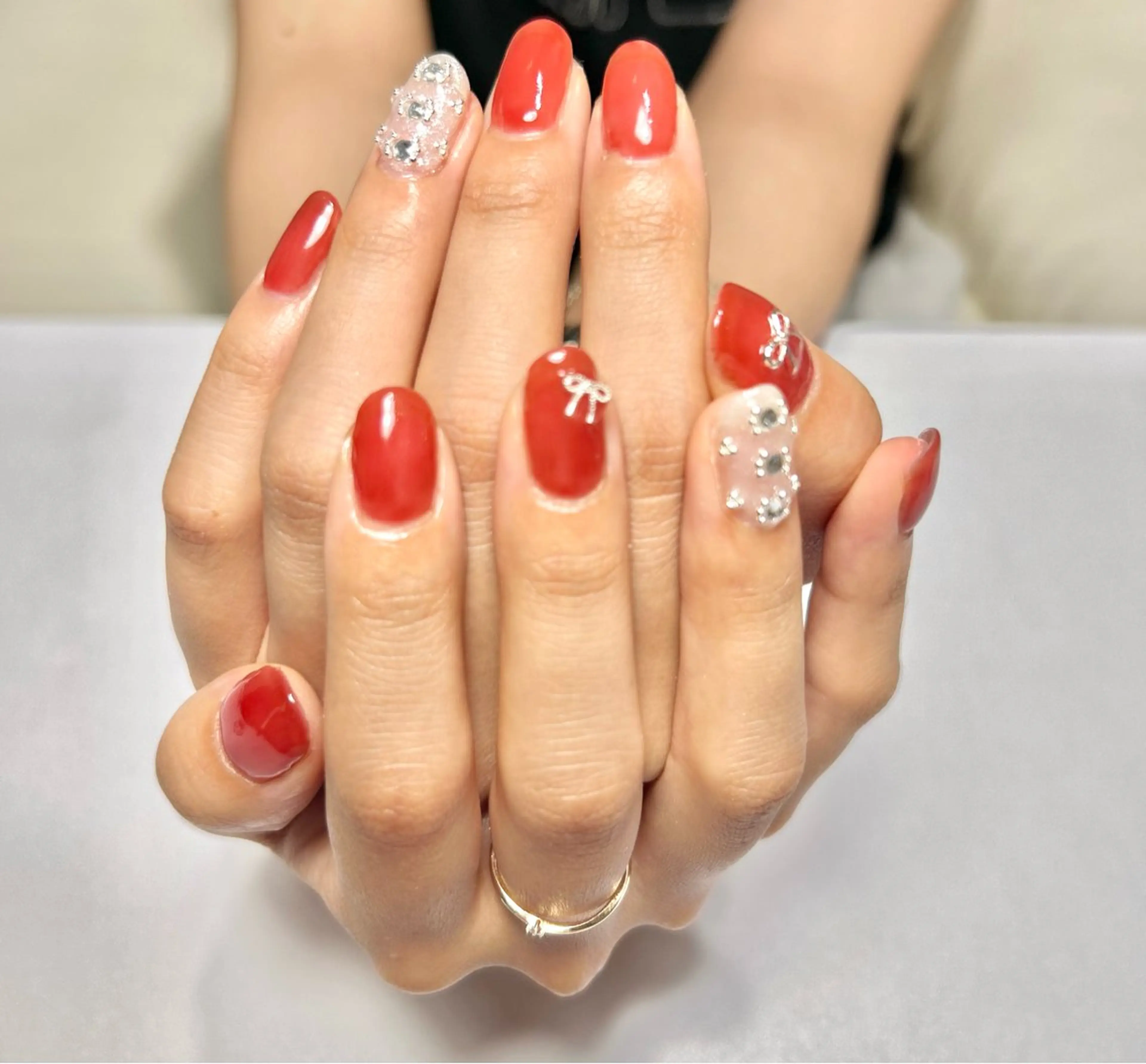 ネイル アートネイル ワンカラーネイル nail salon Cuoréのネイルデザイン