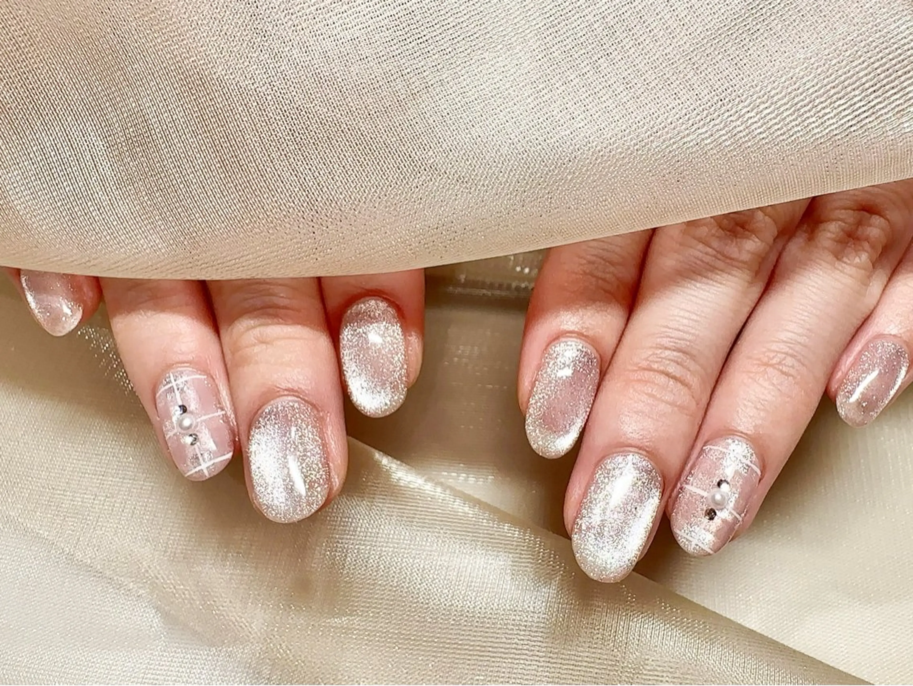 ネイル シンプルネイル ハンドネイル Lisse銀座 Kaoriのネイルデザイン