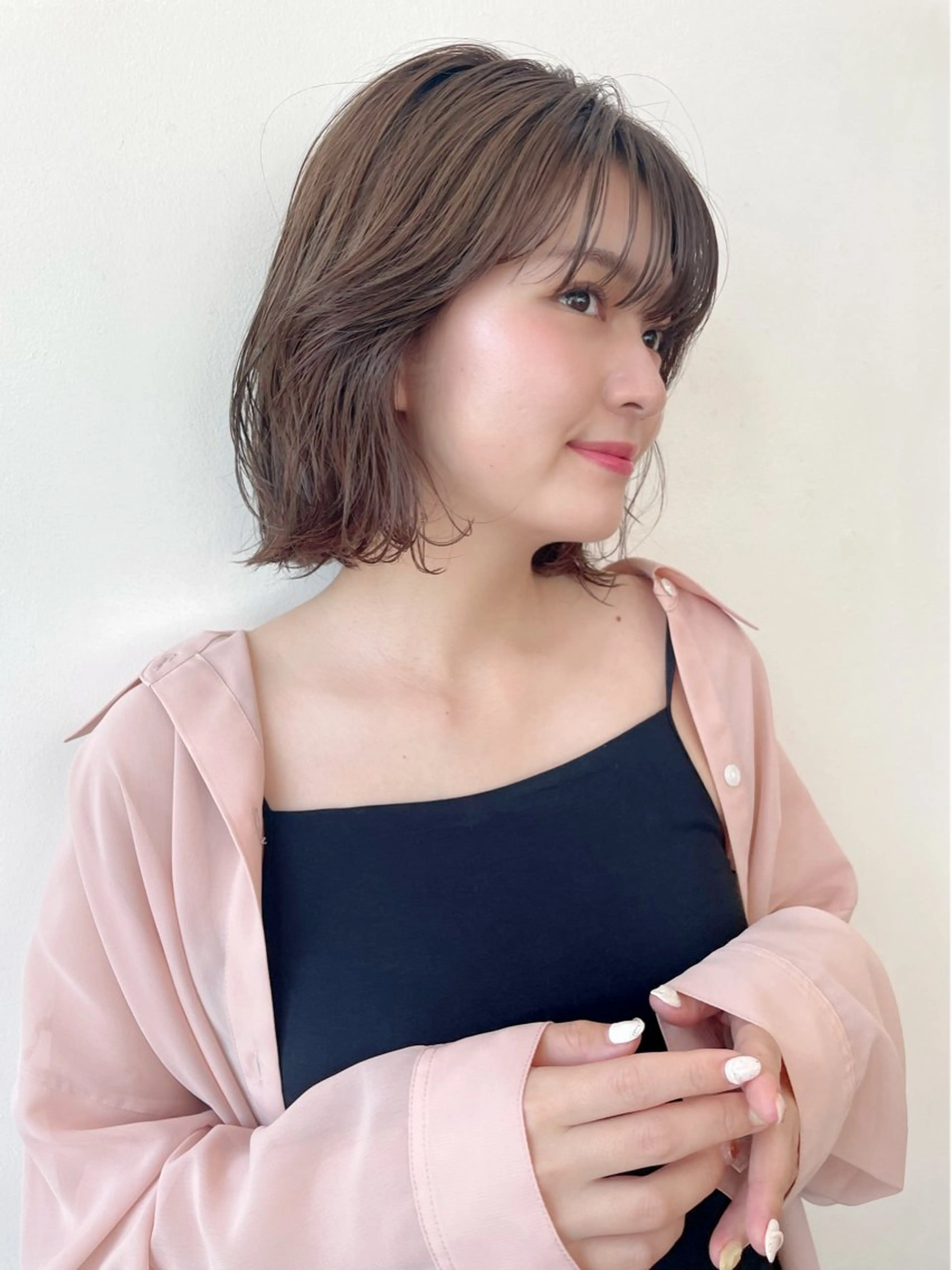 ショート カラー メンズ／パーマ ／レディース髪質改善のヘアスタイル