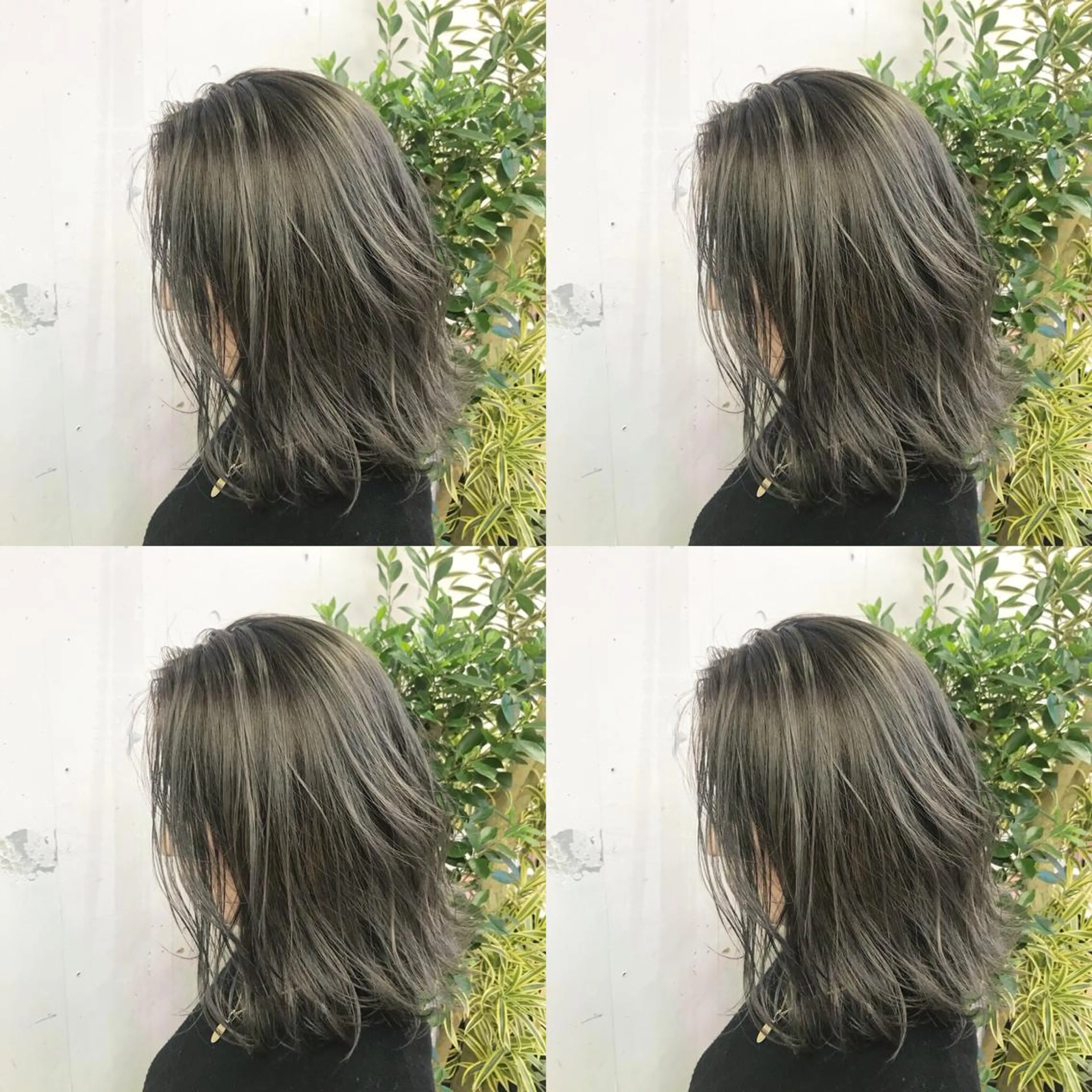 ミディアム カラー ヘアアレンジ ブリーチ 透明感カラー グレージュ ハイライトカラー ハイライト 垢抜け案内人 鈴木聖矢✂️のヘアスタイル