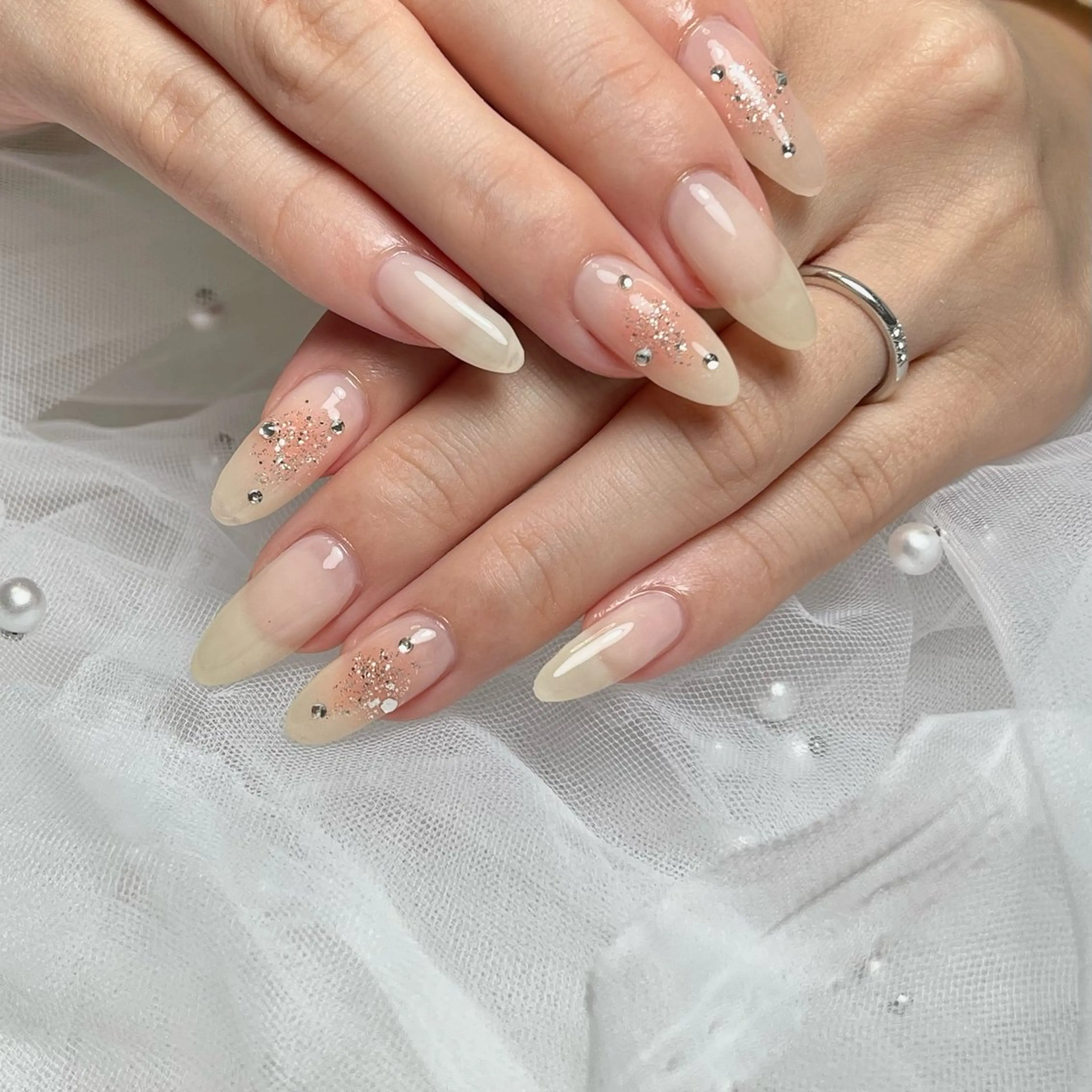 ネイル 韓国ネイル シンプルネイル ワンホンネイル ハンドネイル RE SALONのネイルデザイン
