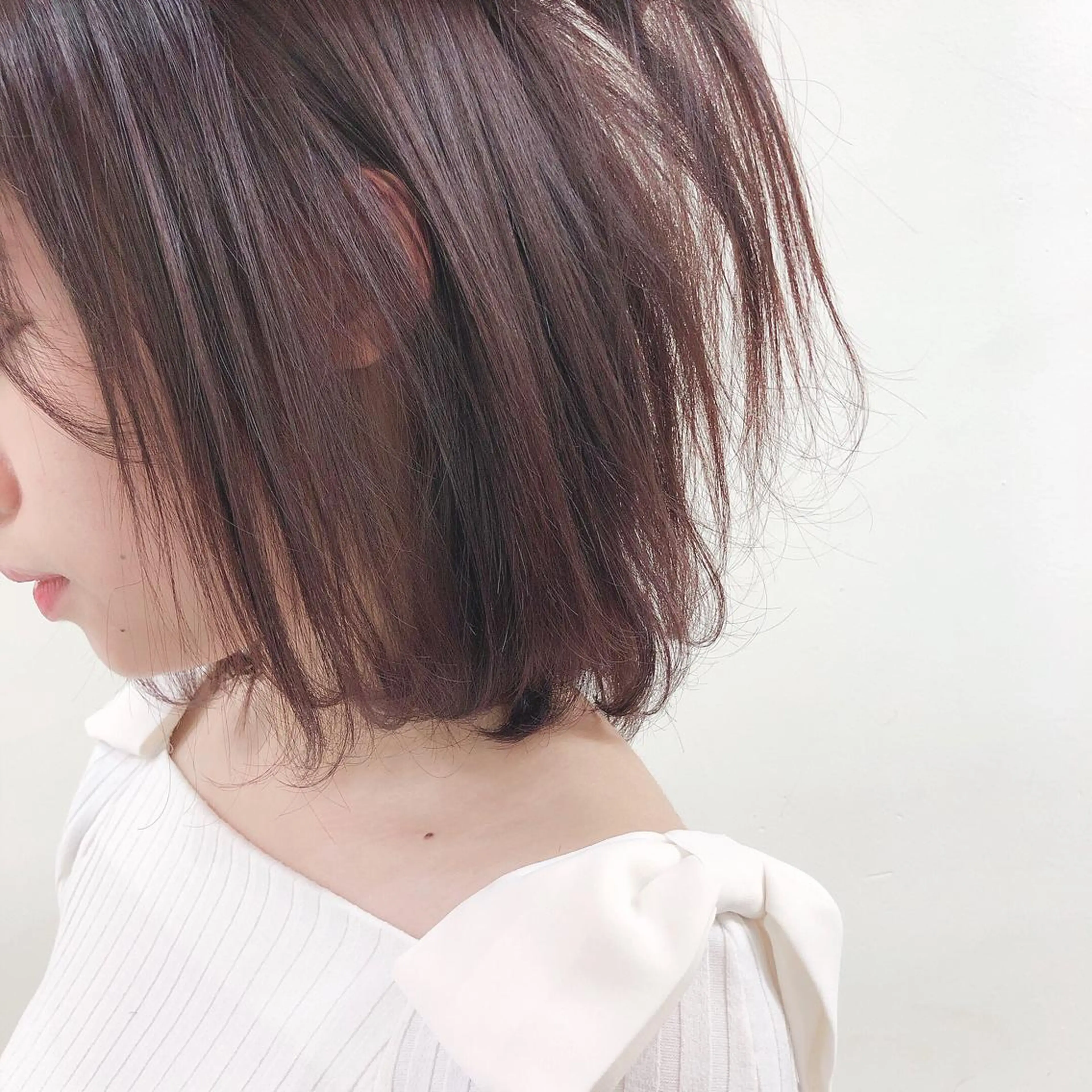 ショート カラー ボブ/パーマ 古家 佑真のヘアスタイル