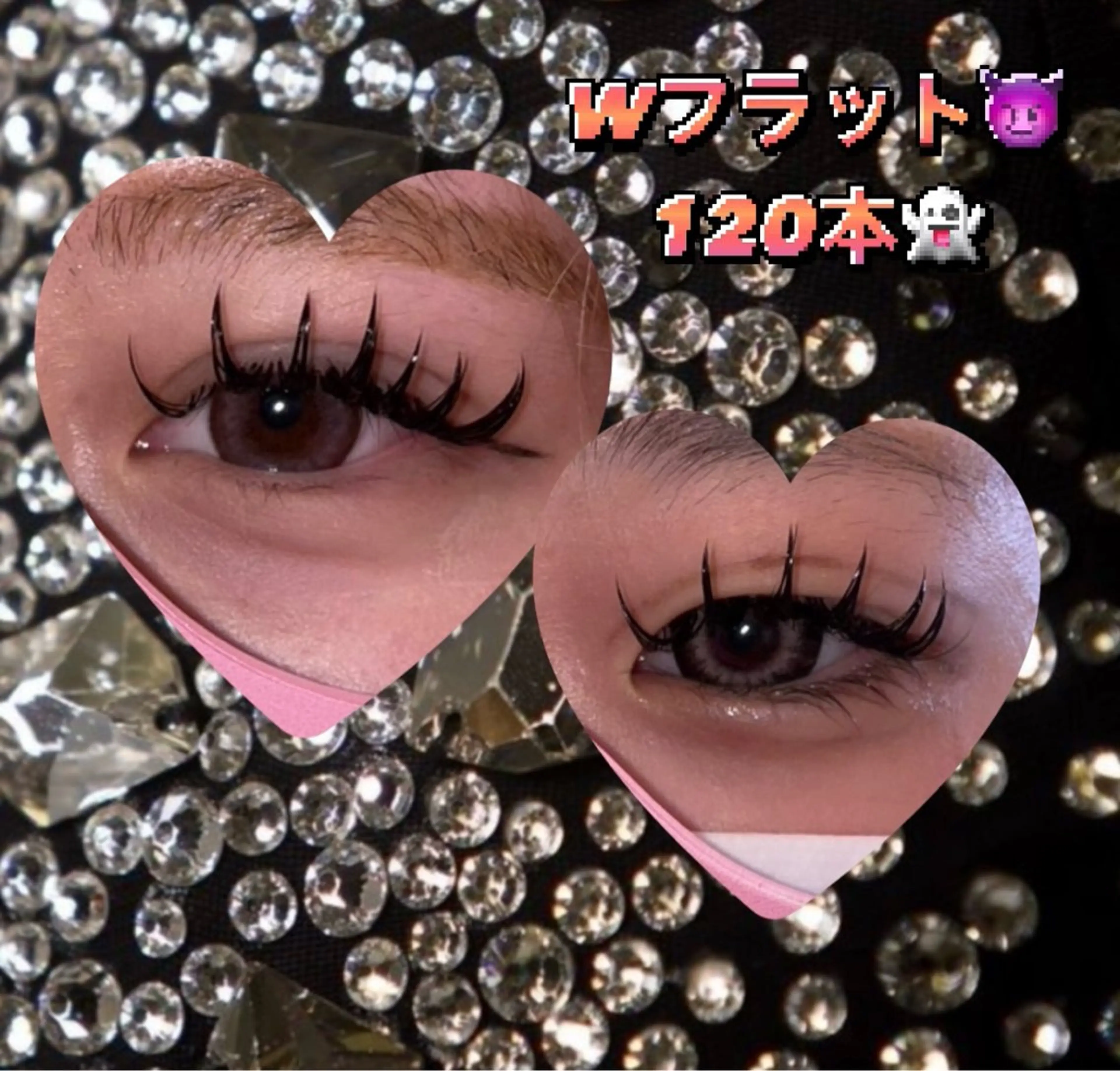 マツエク・マツパ フラットラッシュ マツエク SESUNNY セサニー　URANのマツエク・マツパデザイン