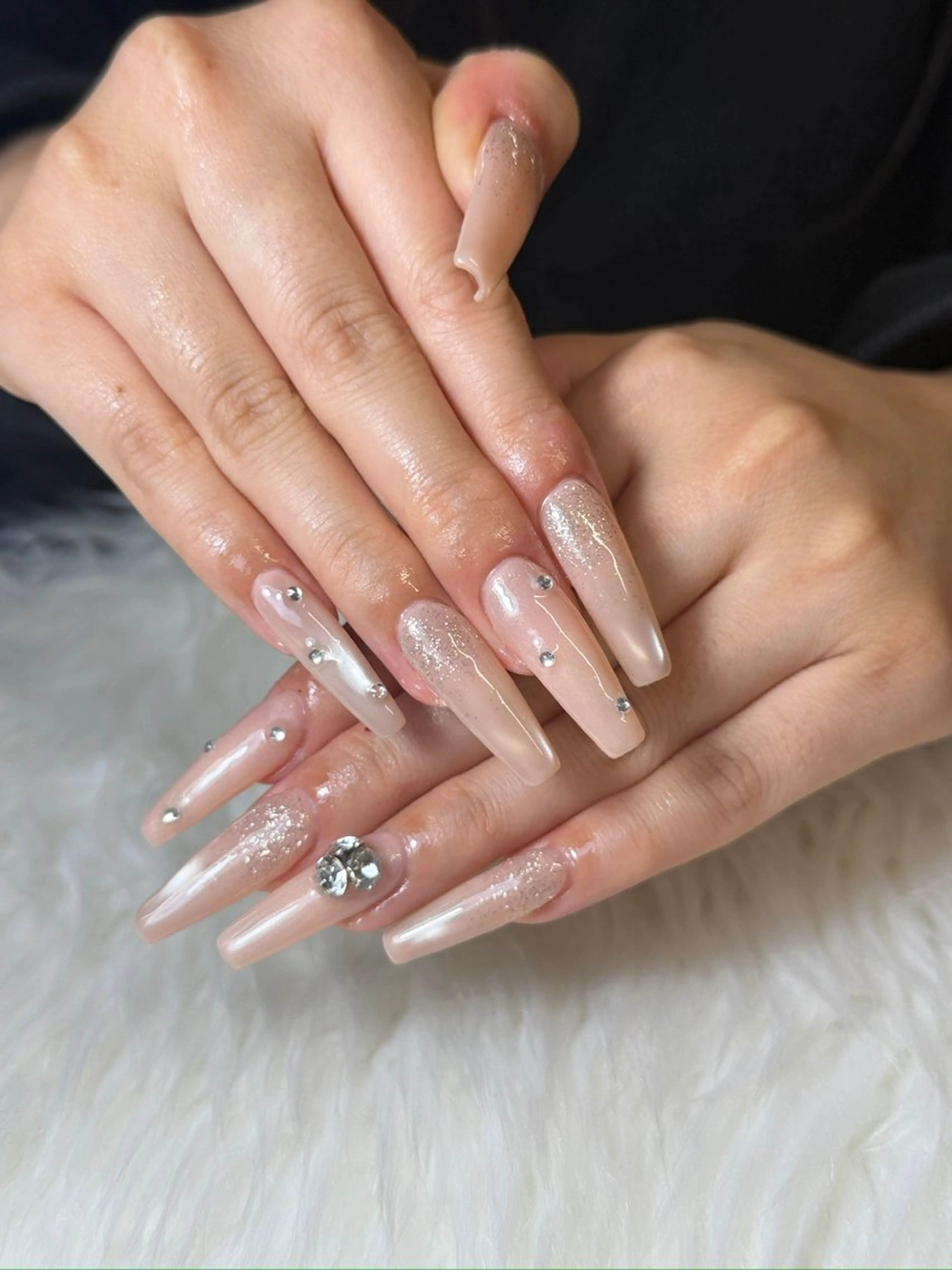 ネイル チークネイル フットネイル フレンチネイル グラデーション 韓国ネイル YUKI NAILのネイルデザイン