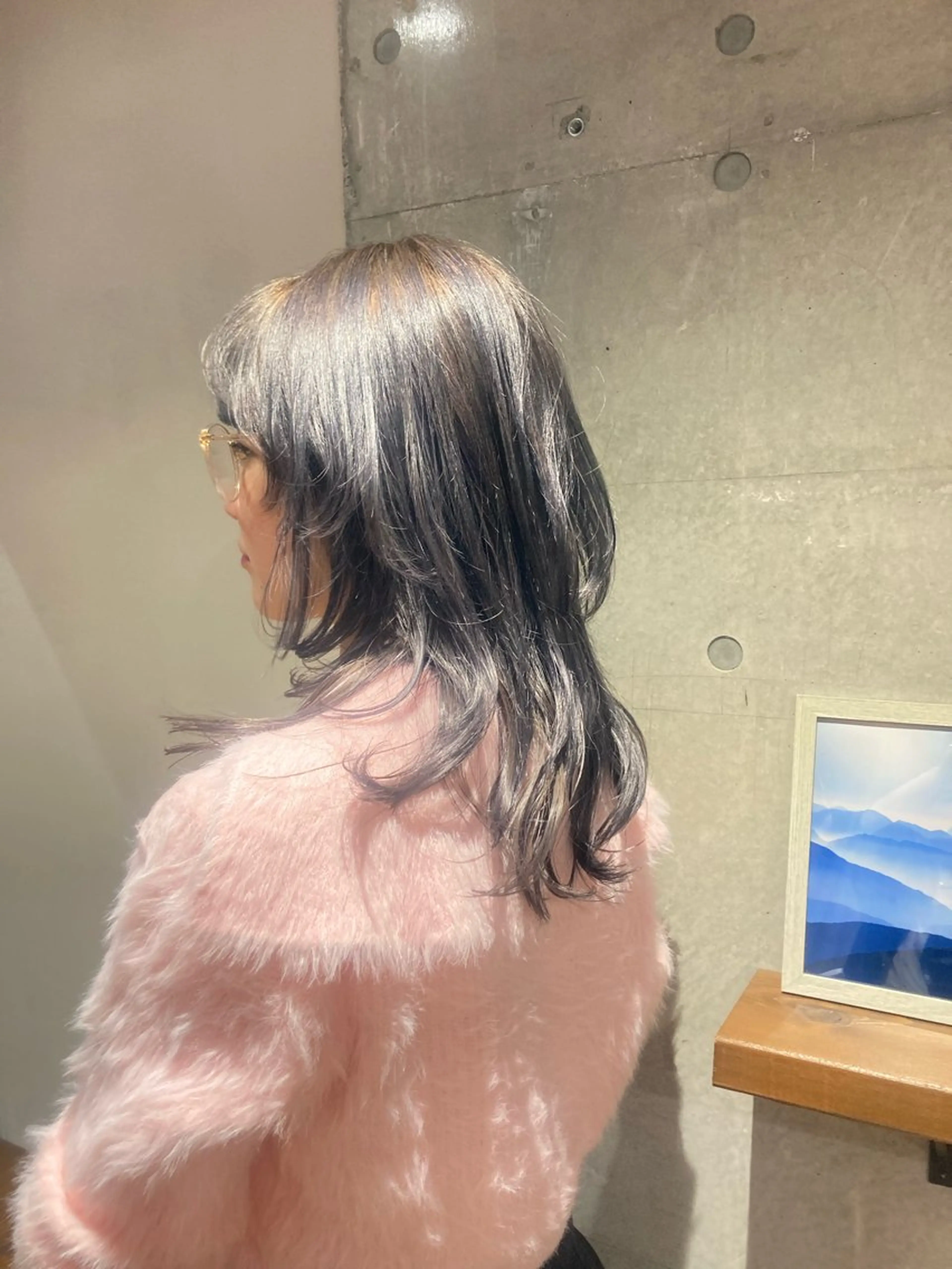 ミディアム カラー ヘアカラー 横浜美容室／暖色系 michika🌹のヘアスタイル