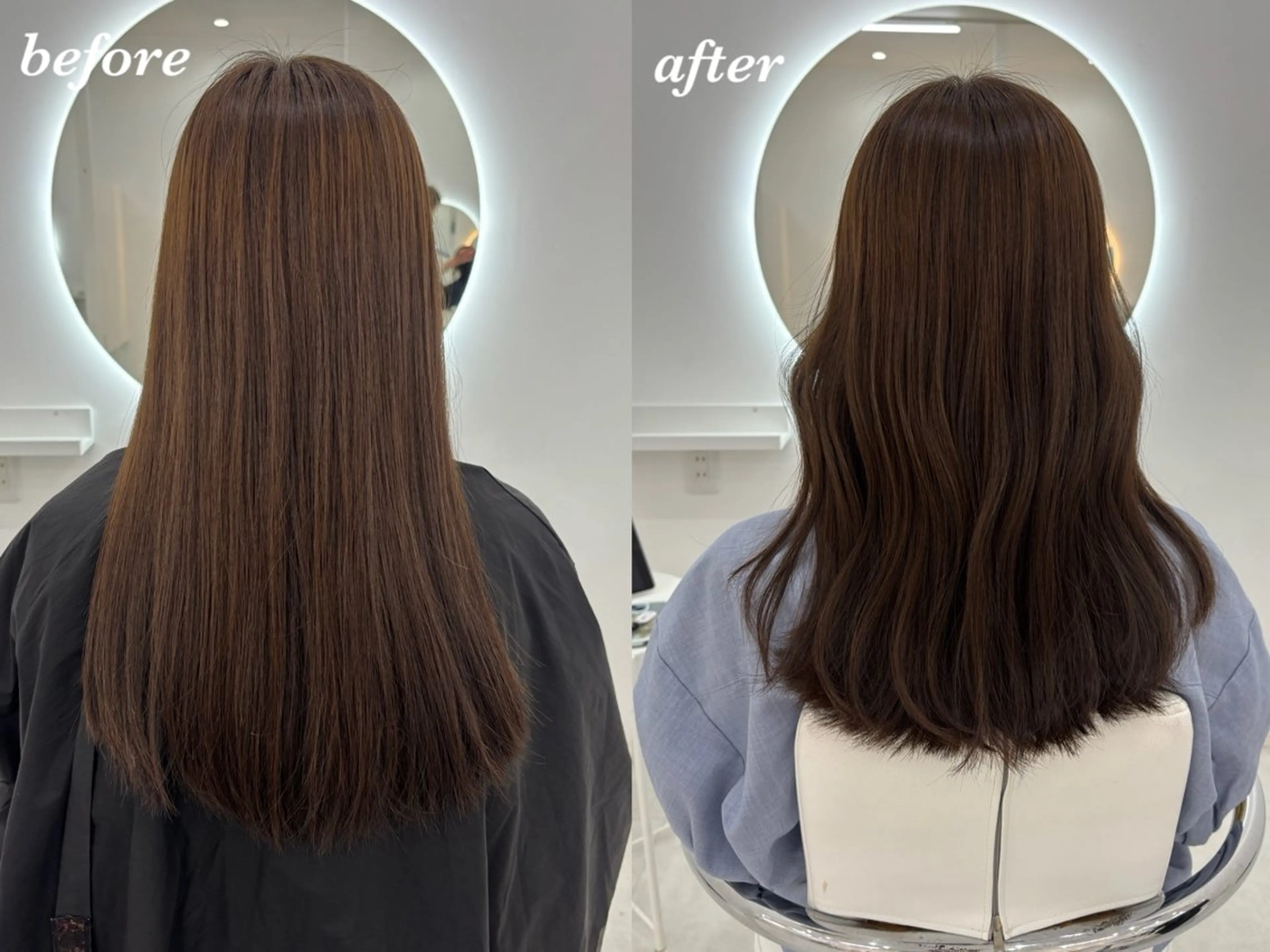 セミロング カット トリートメント 【aini天王寺】 𝐚𝐢𝐫𝐢✂︎のヘアスタイル