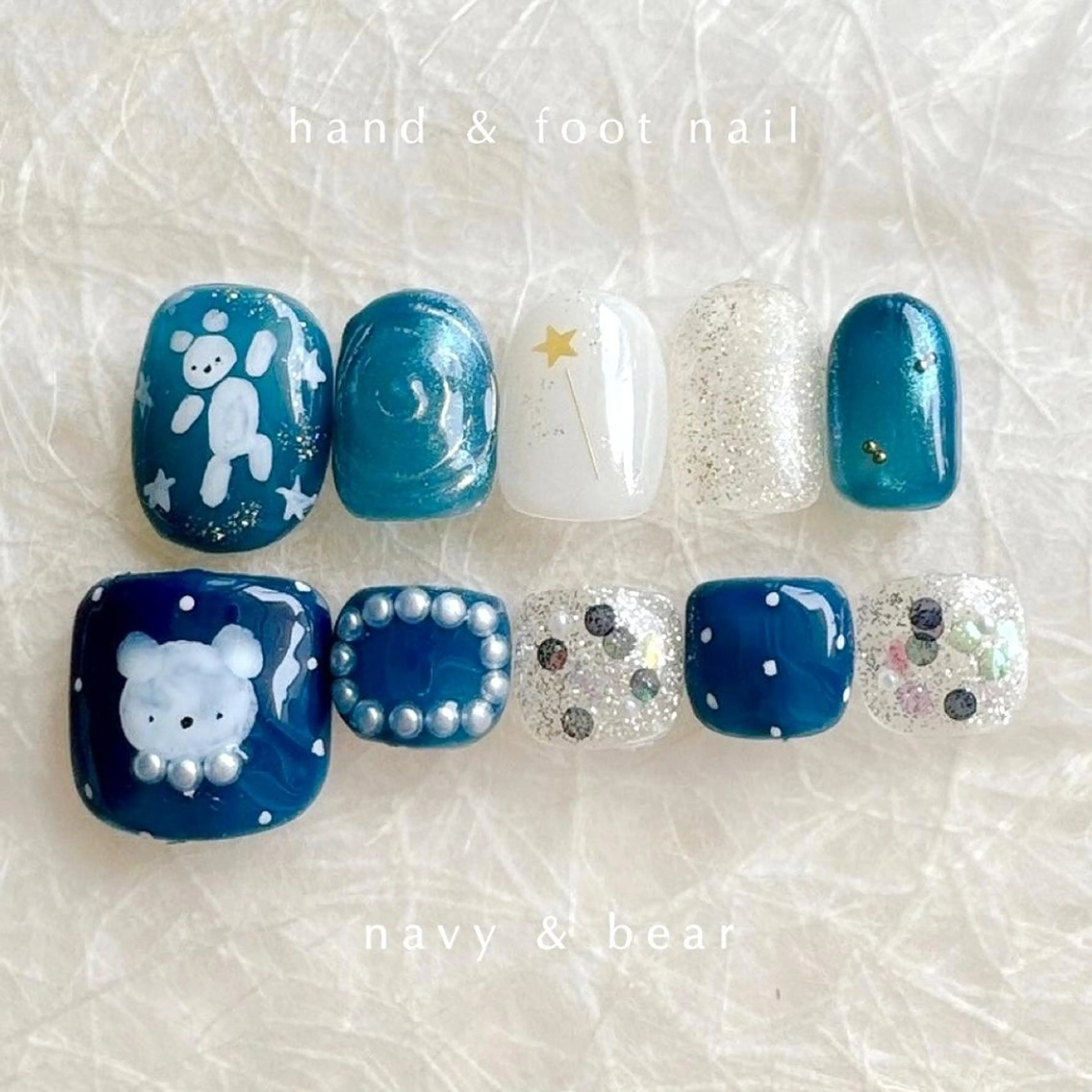 ネイル マグネットネイル ニュアンスネイル ショートネイル こまつ やよいのネイルデザイン