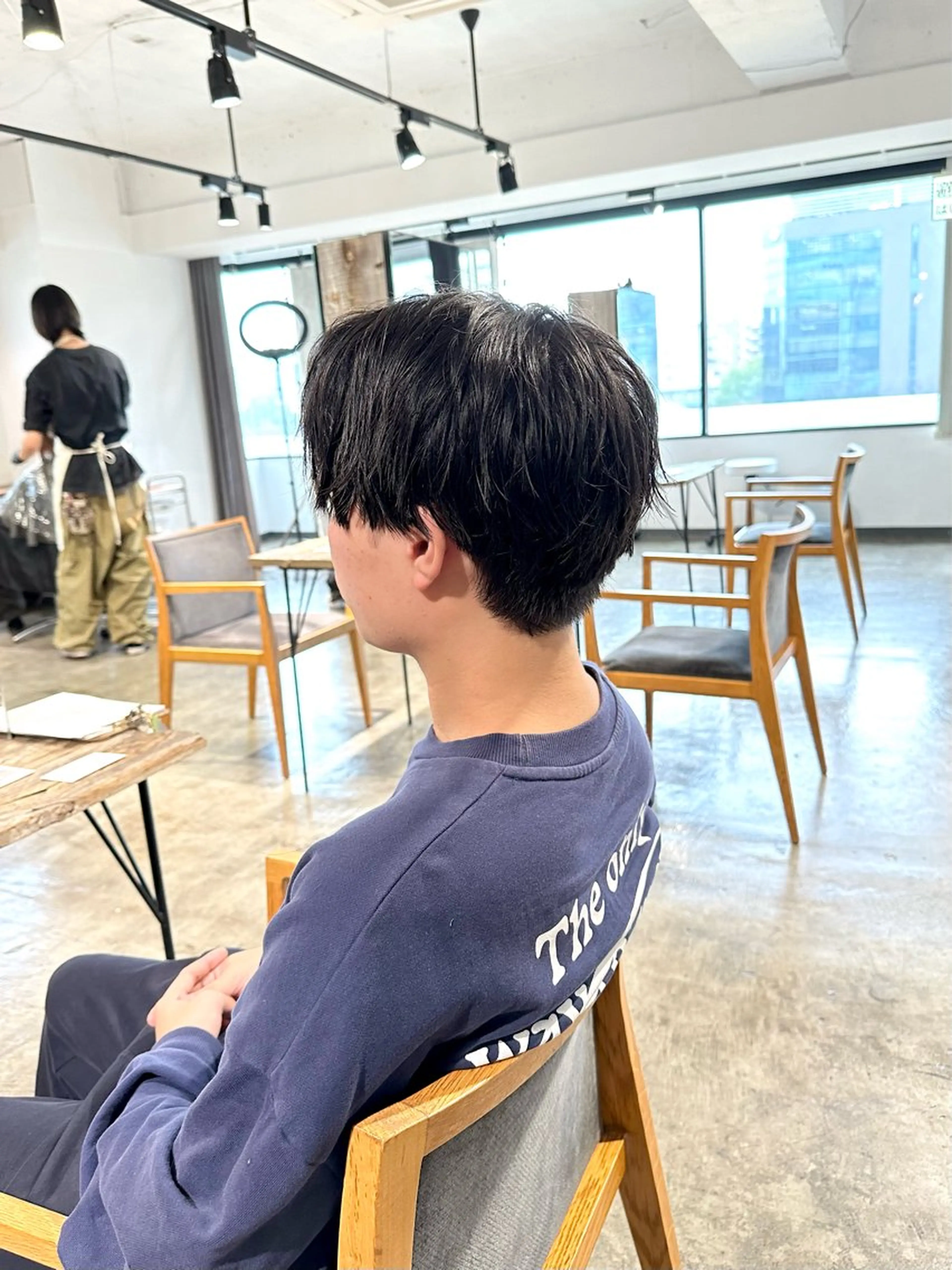 メンズ ビジネス センターパート 刈り上げ カット 骨格補正施術/メンズ 専門美容師/YUYAのヘアスタイル