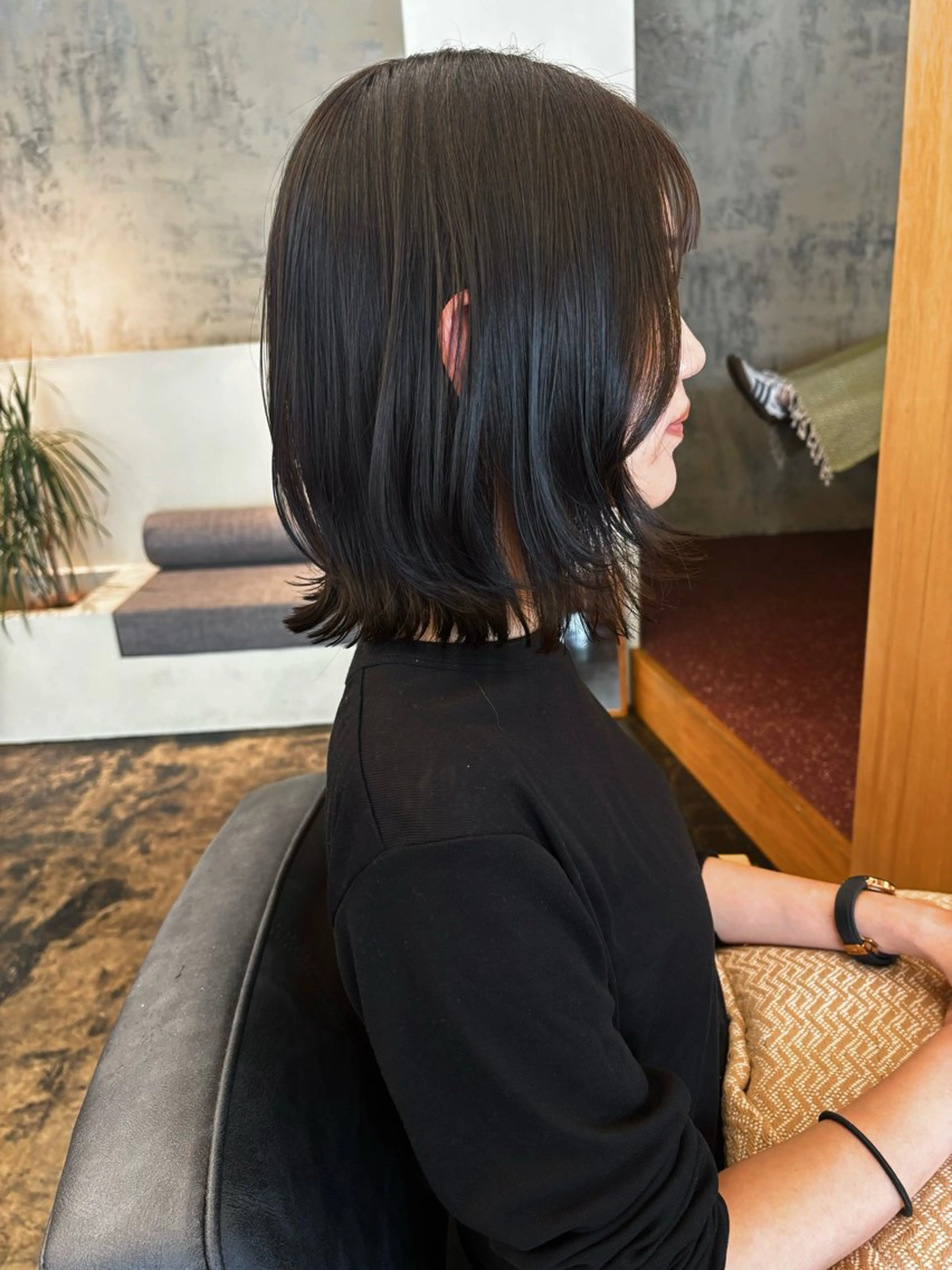 ミディアム カラー ボブレイヤー ボブ レイヤーカット カット ヘアカラー トリートメント 美空🐇 レイヤー / 透明感カラー🩰のヘアスタイル