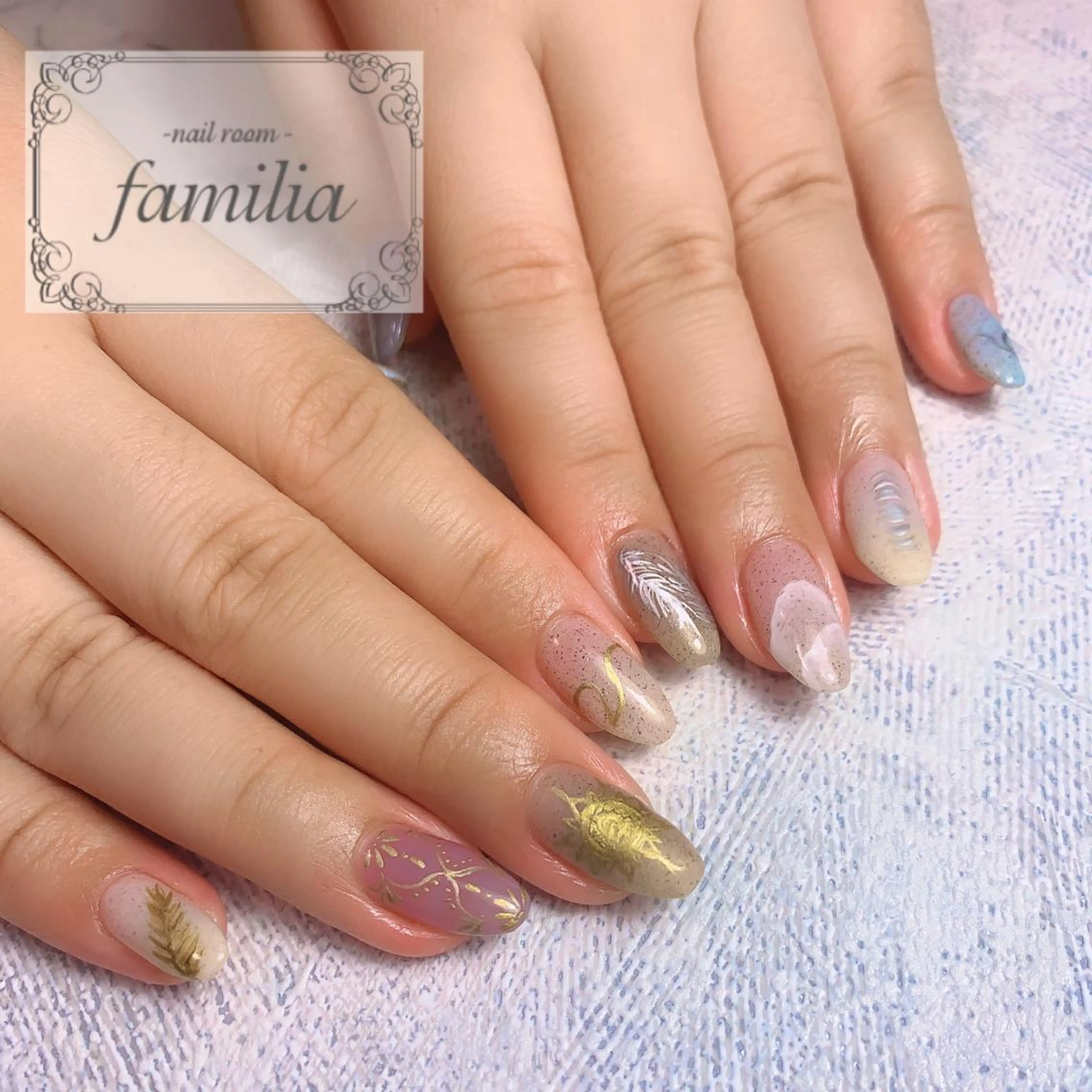 ネイル ハンドネイル -nailroom- familiaのネイルデザイン