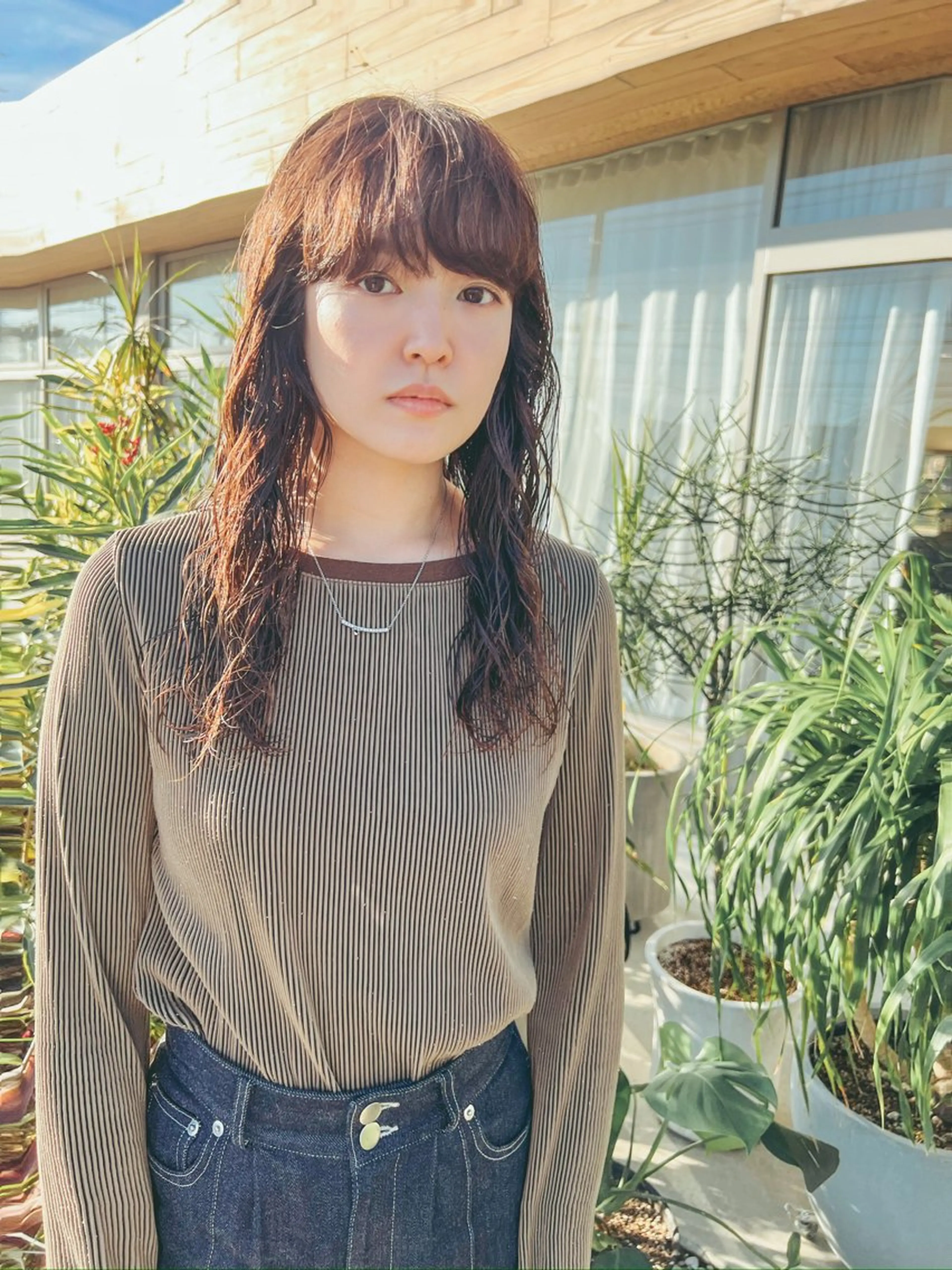 セミロング カット パーマ つくばUtooe's 副店長　寺沢颯のヘアスタイル