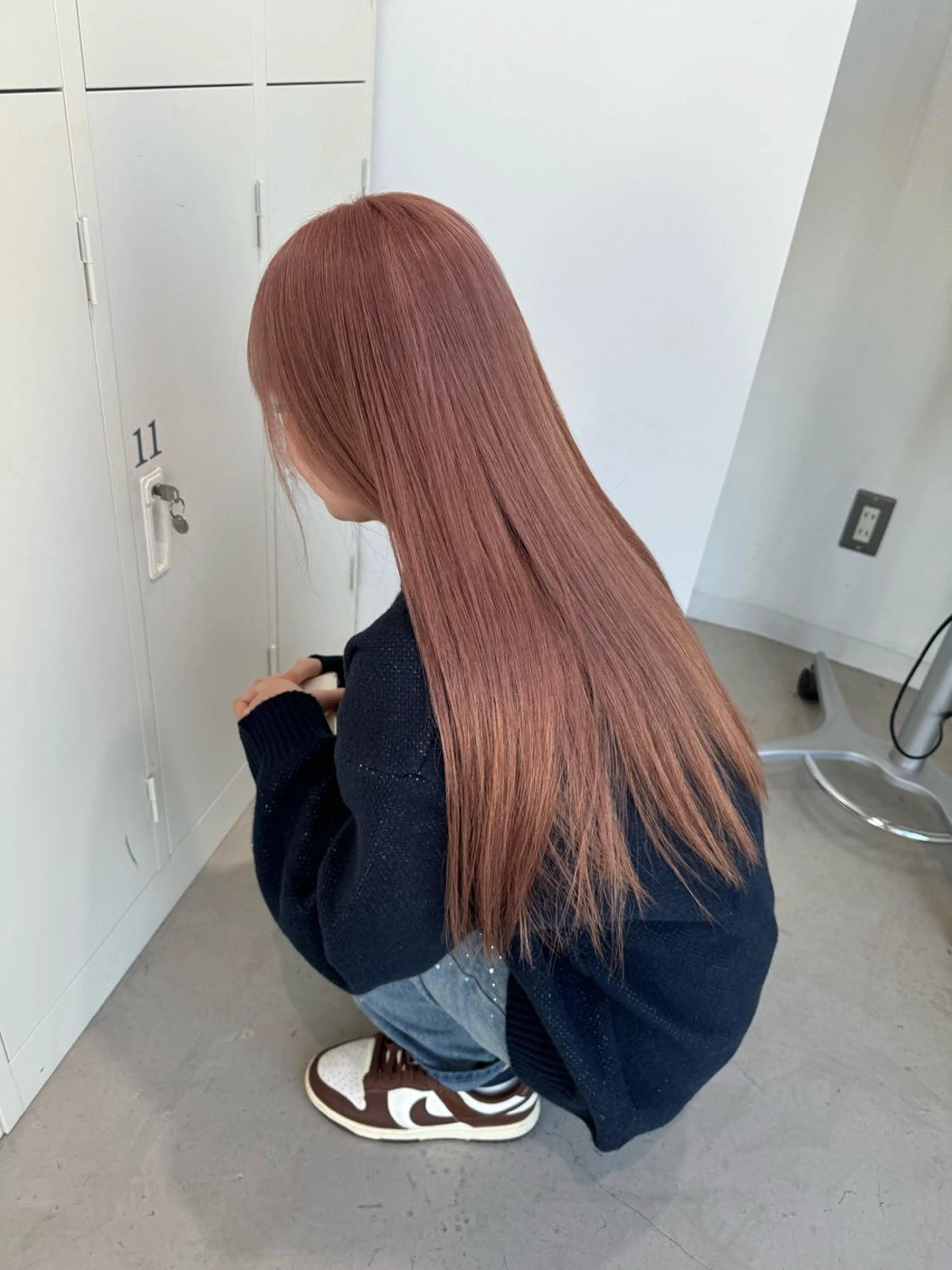 ロング カラー ヘアカラー トリートメント 店長 MANAMI /ブリーチ/骨格ボブのヘアスタイル