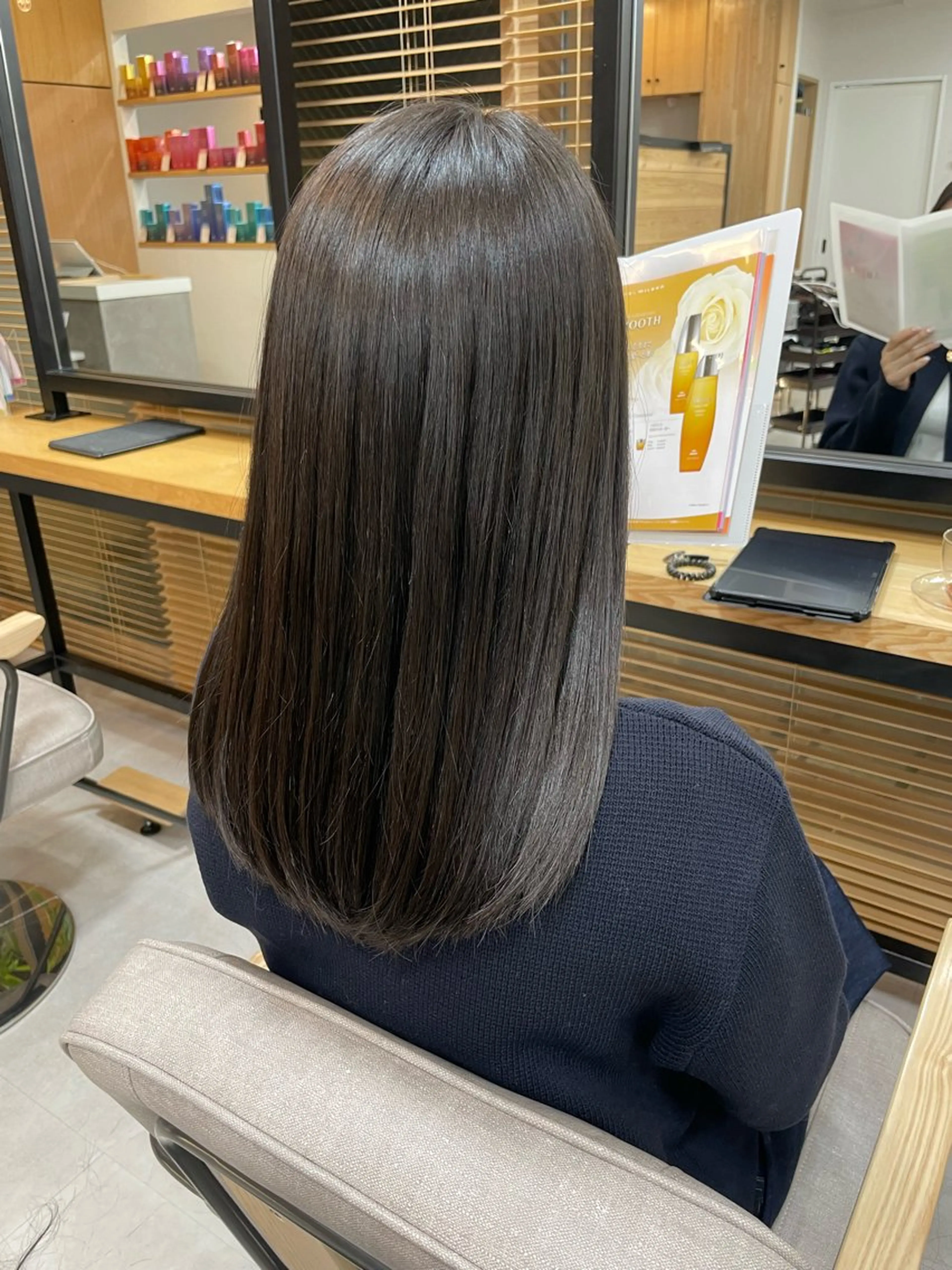 セミロング カット ami🍊hair salon soilのヘアスタイル